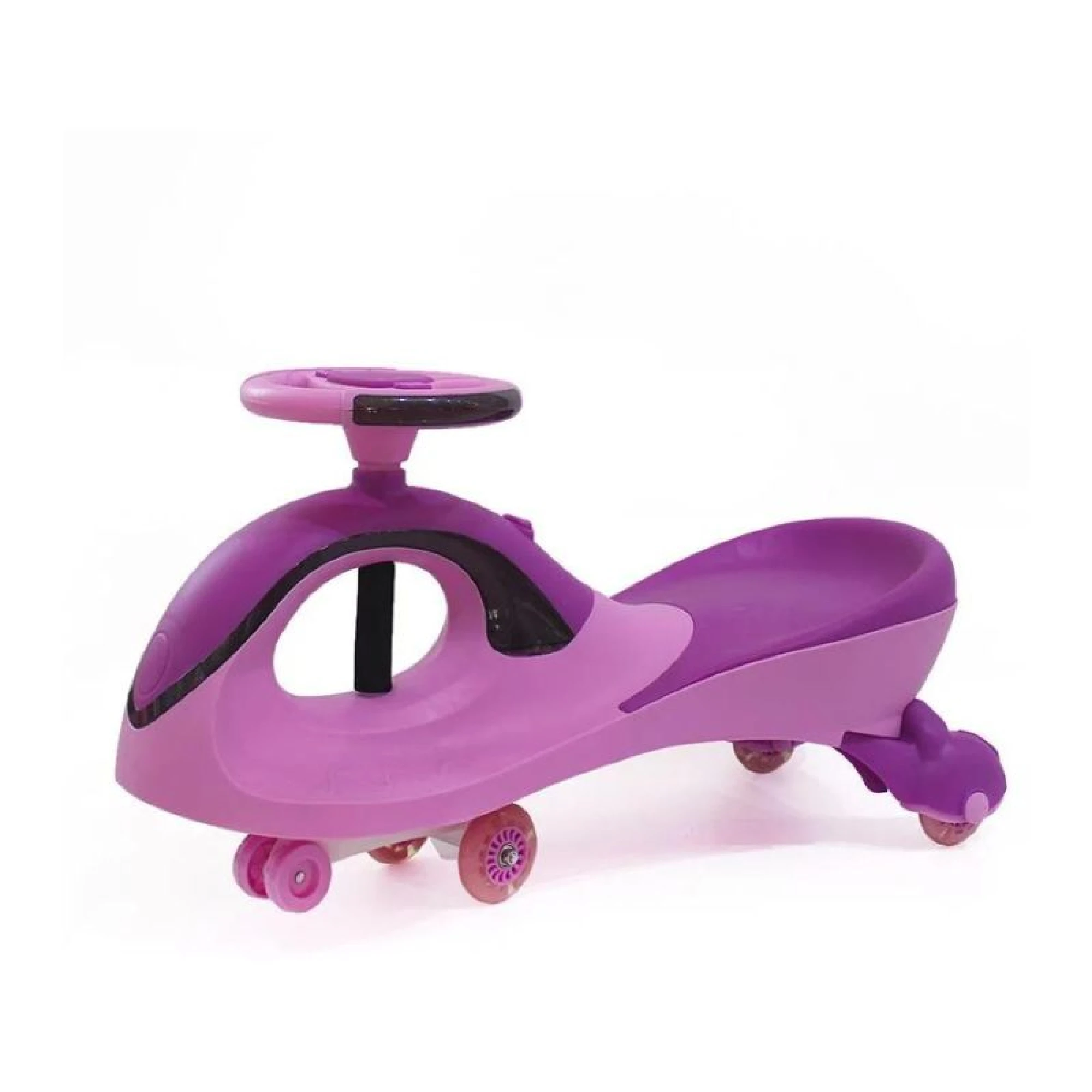 Twist Car Magic Plasma Kids Swing Car with Light and Music - Purple