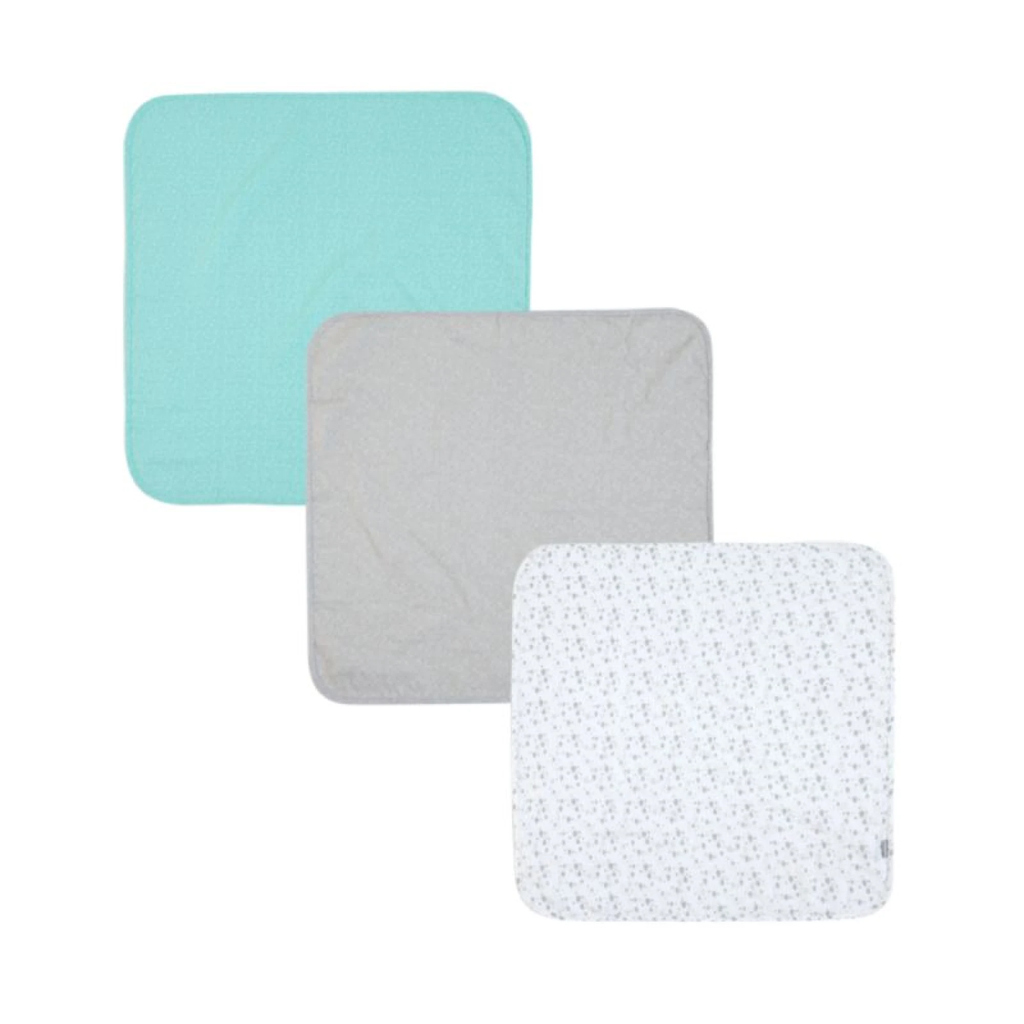 Bebe-jou Muslin towel 70x70 cm 3 pcs. Ollie