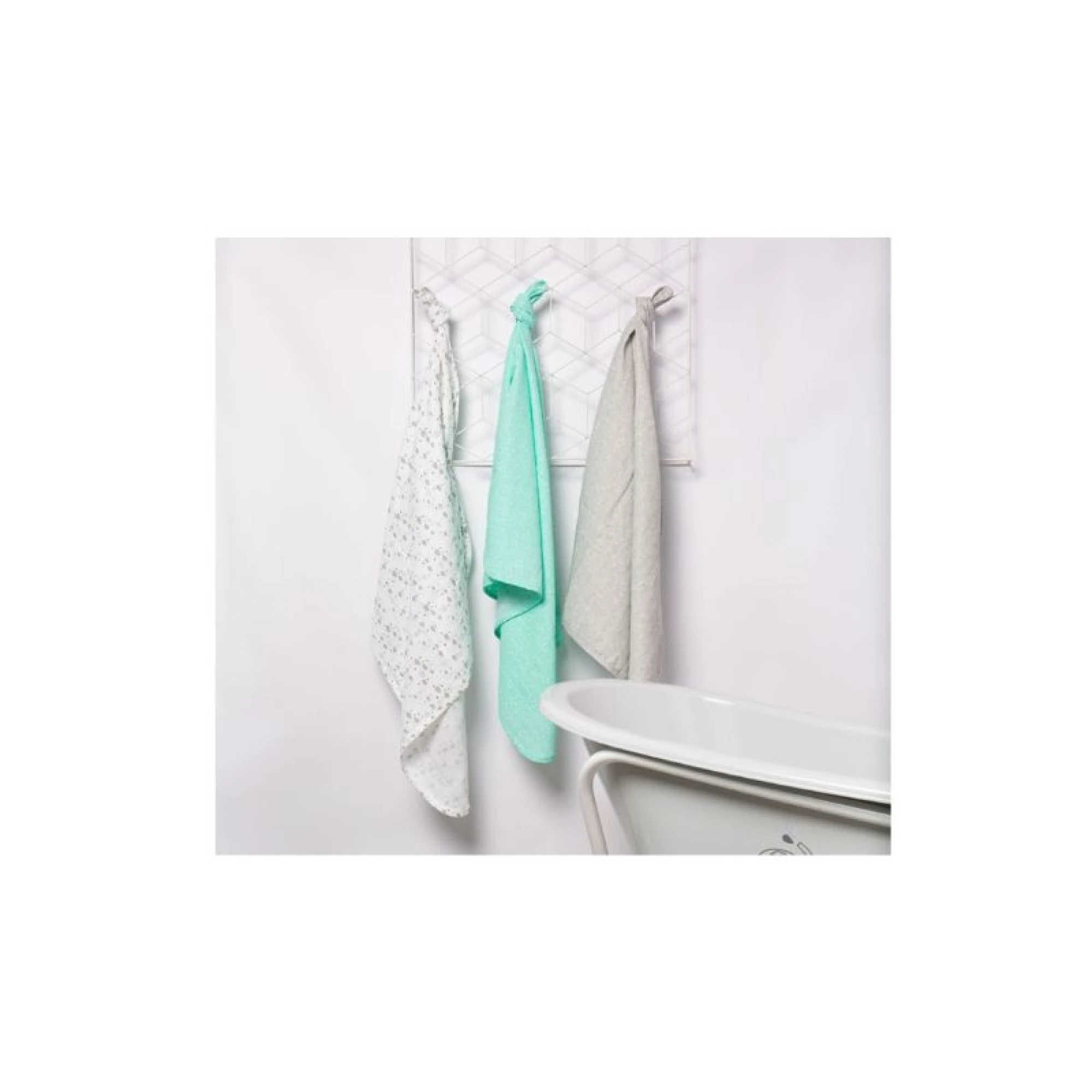 Bebe-jou Muslin towel 70x70 cm 3 pcs. Ollie