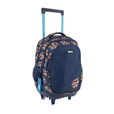 Fortnite Cube Elementary School Trolley Bag