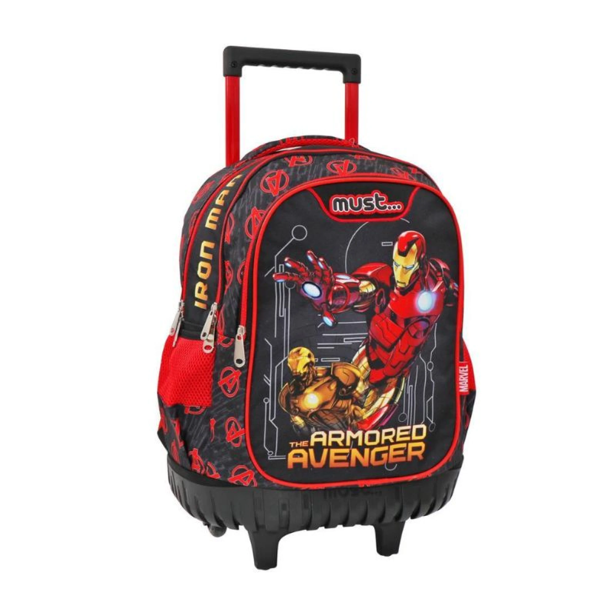 Avengers Iron Man Must elementary school trolley bag