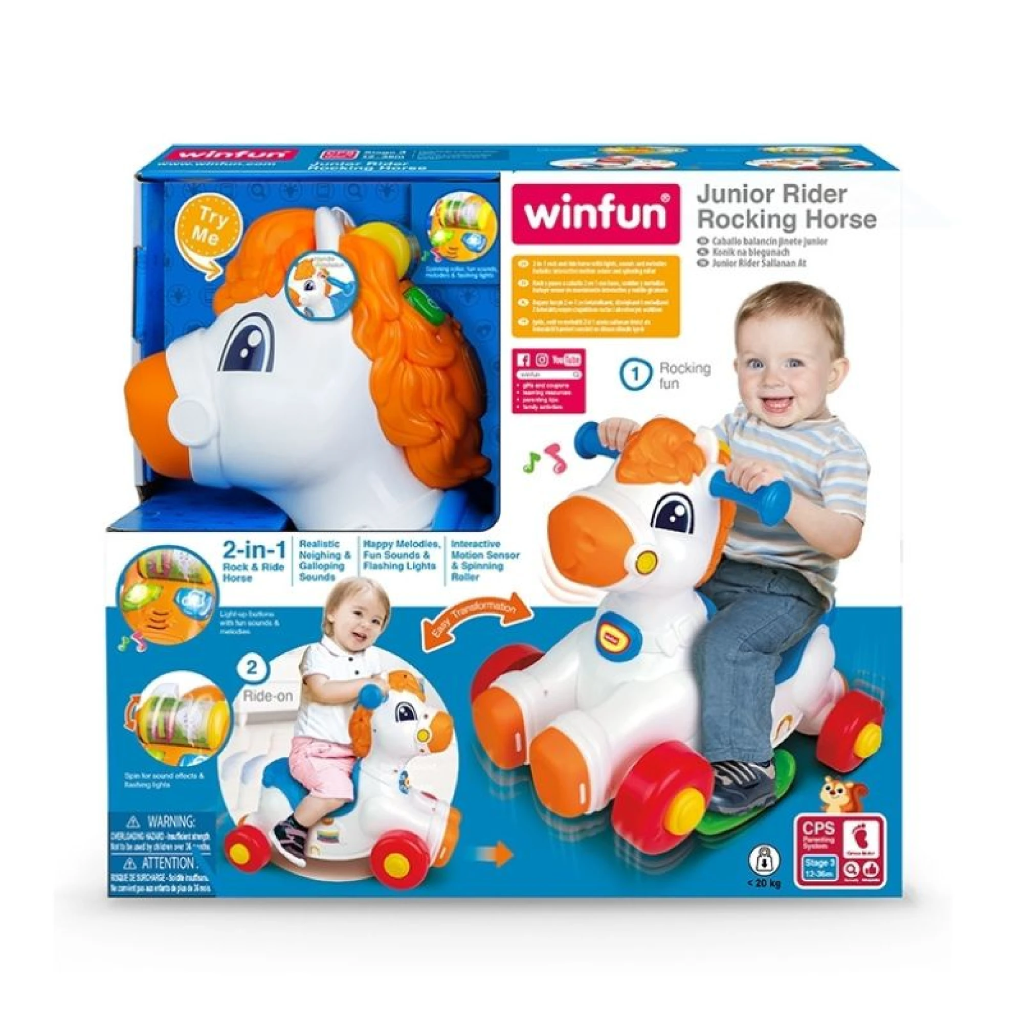 Winfun Junior Rider Rocking Horse