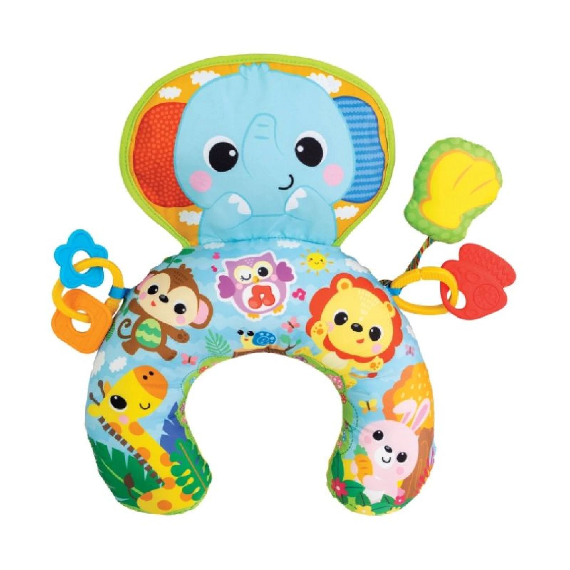 WinFun Jungle Fun Tummy Time Pillow