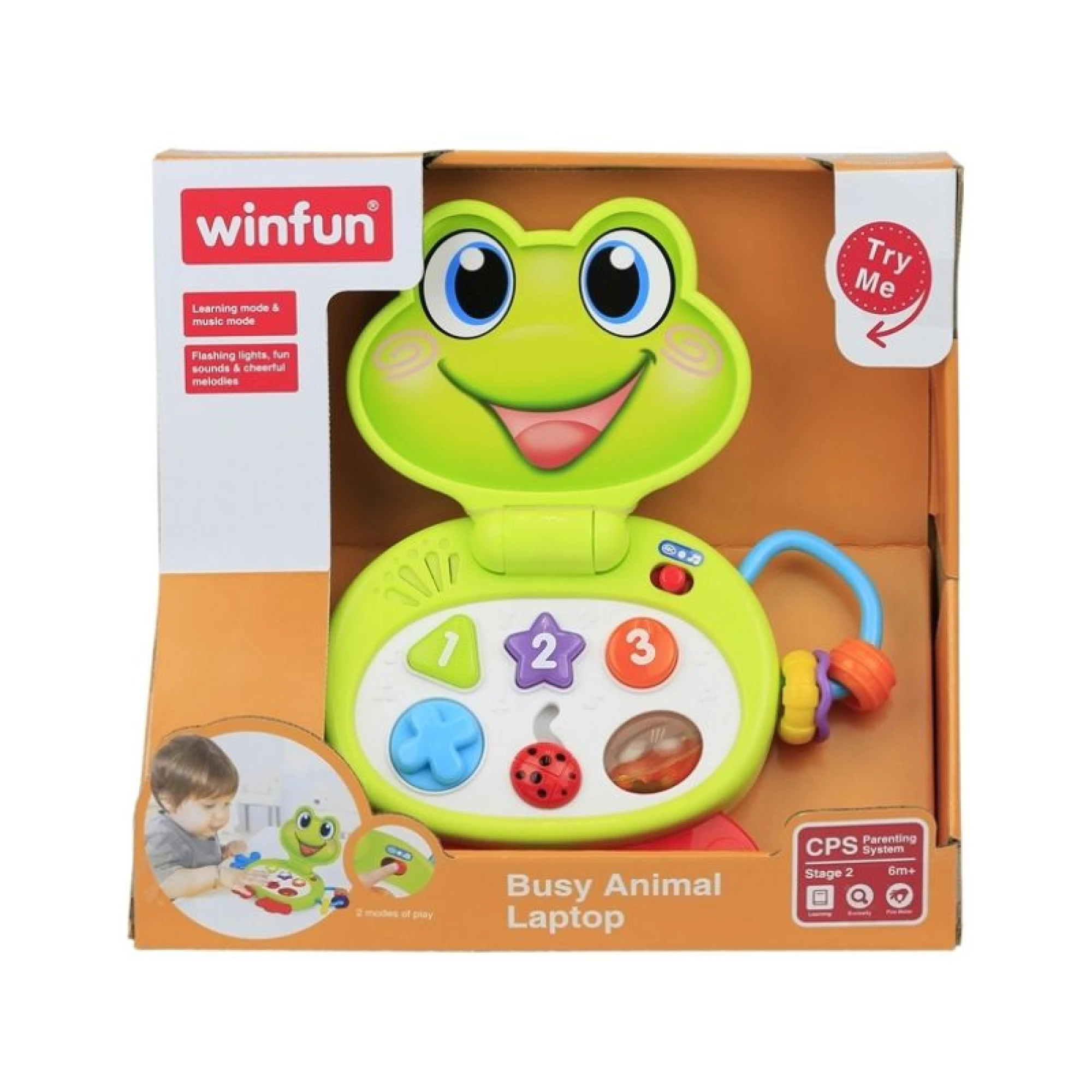 WinFun Busy Animal Laptop - Froggy