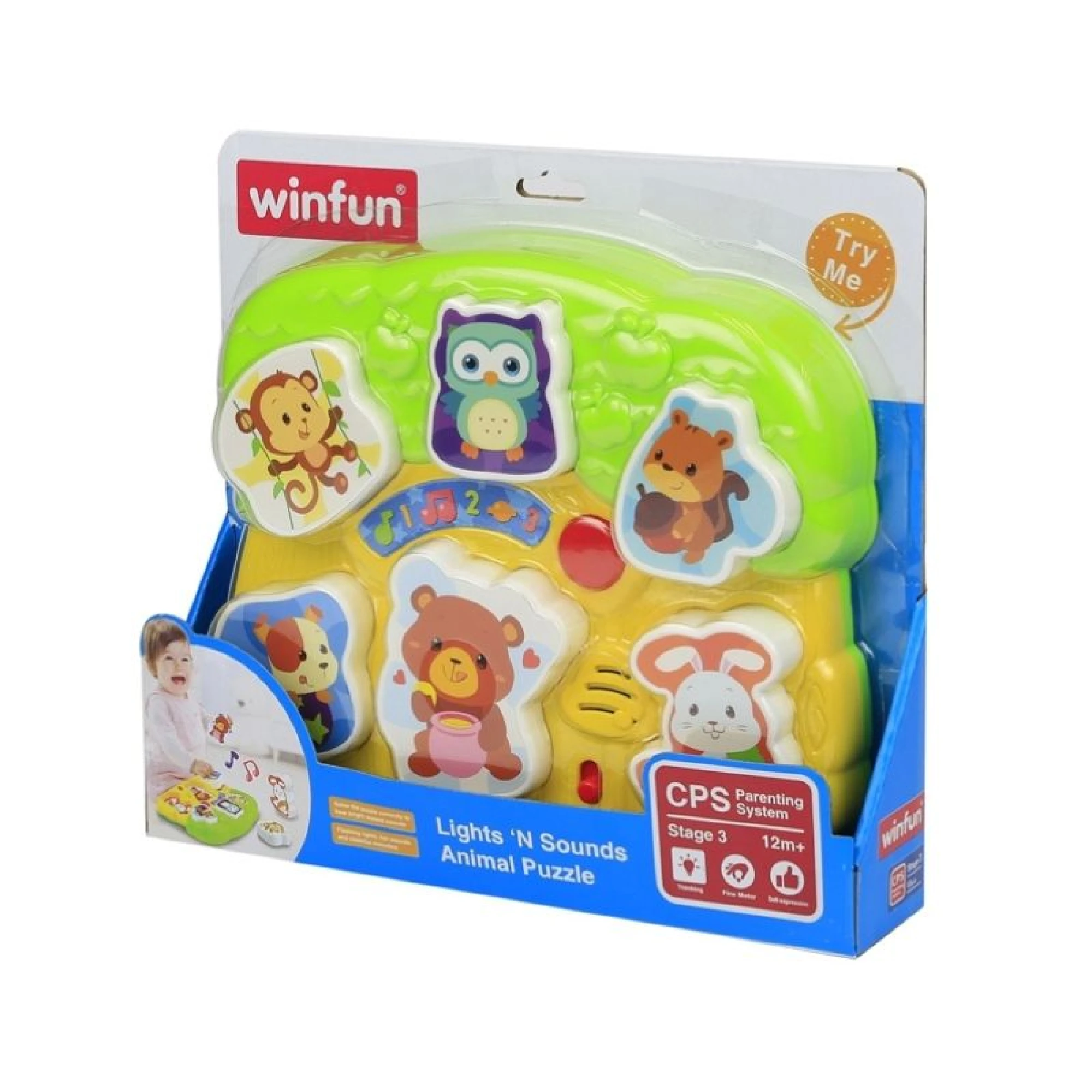 Winfun Lights 'N Sounds Animal Puzzle
