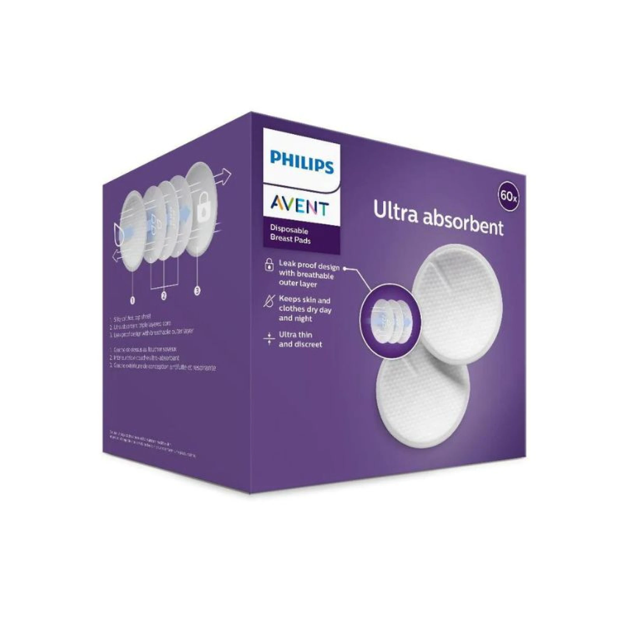Philips Avent Disposable Breast Pads x 60s