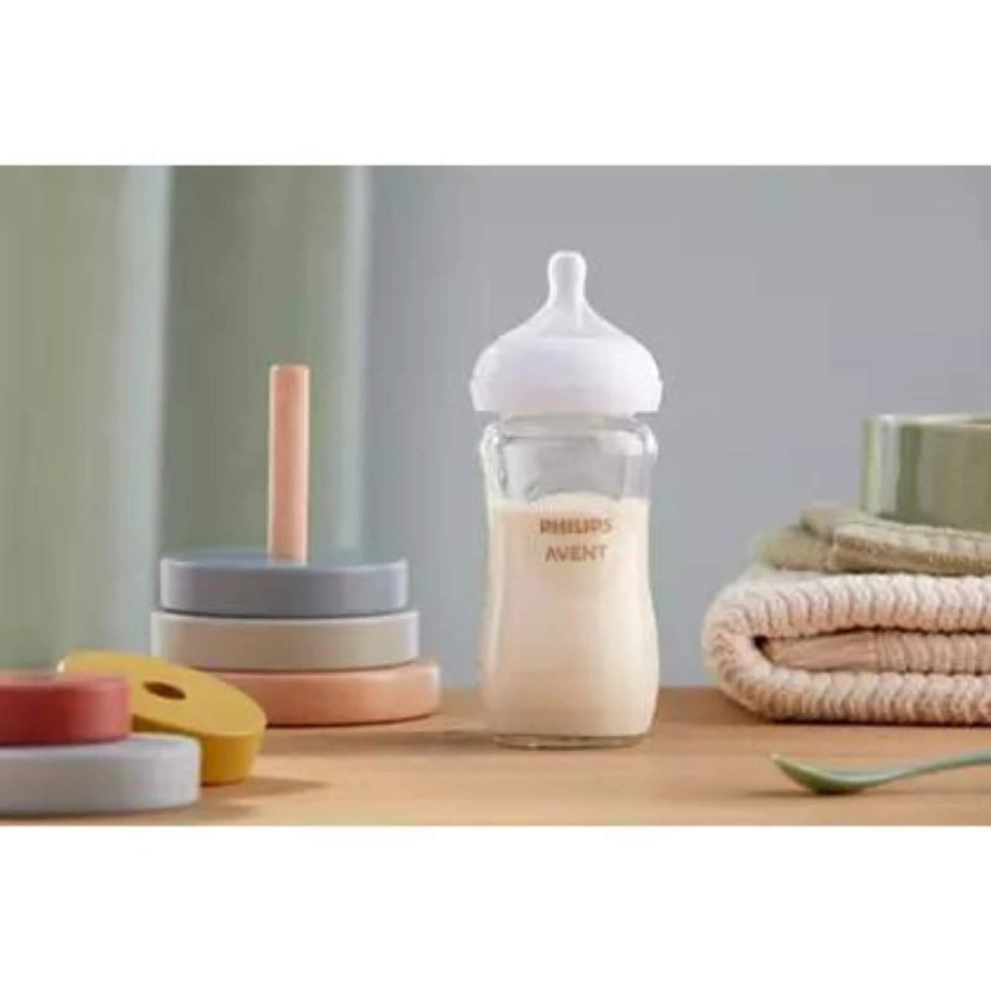 Philips Avent Natural Response Baby Bottle 1m+ Clear 260ml