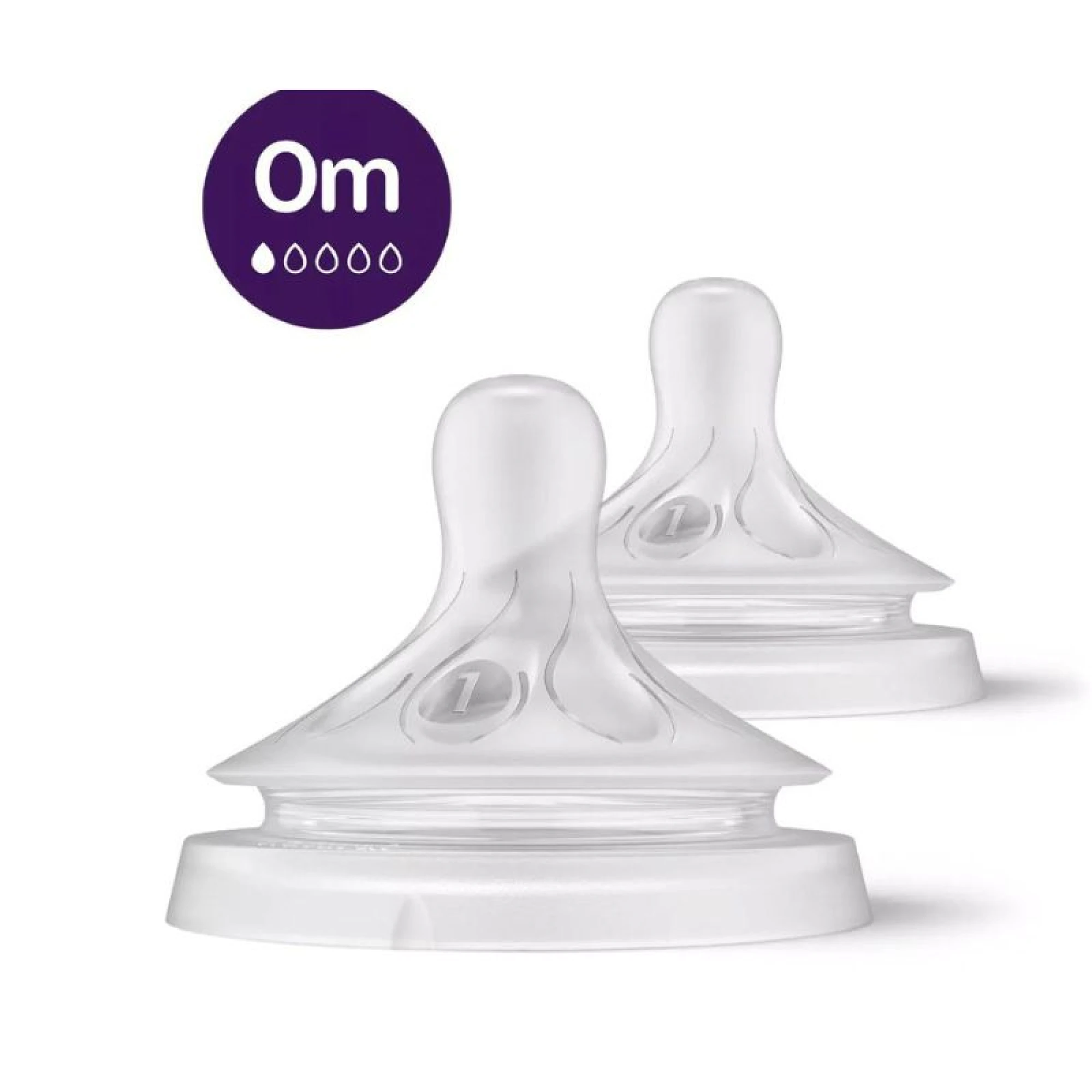 Philips Avent Natural Response Anti-colic teats with Flow 2 teats