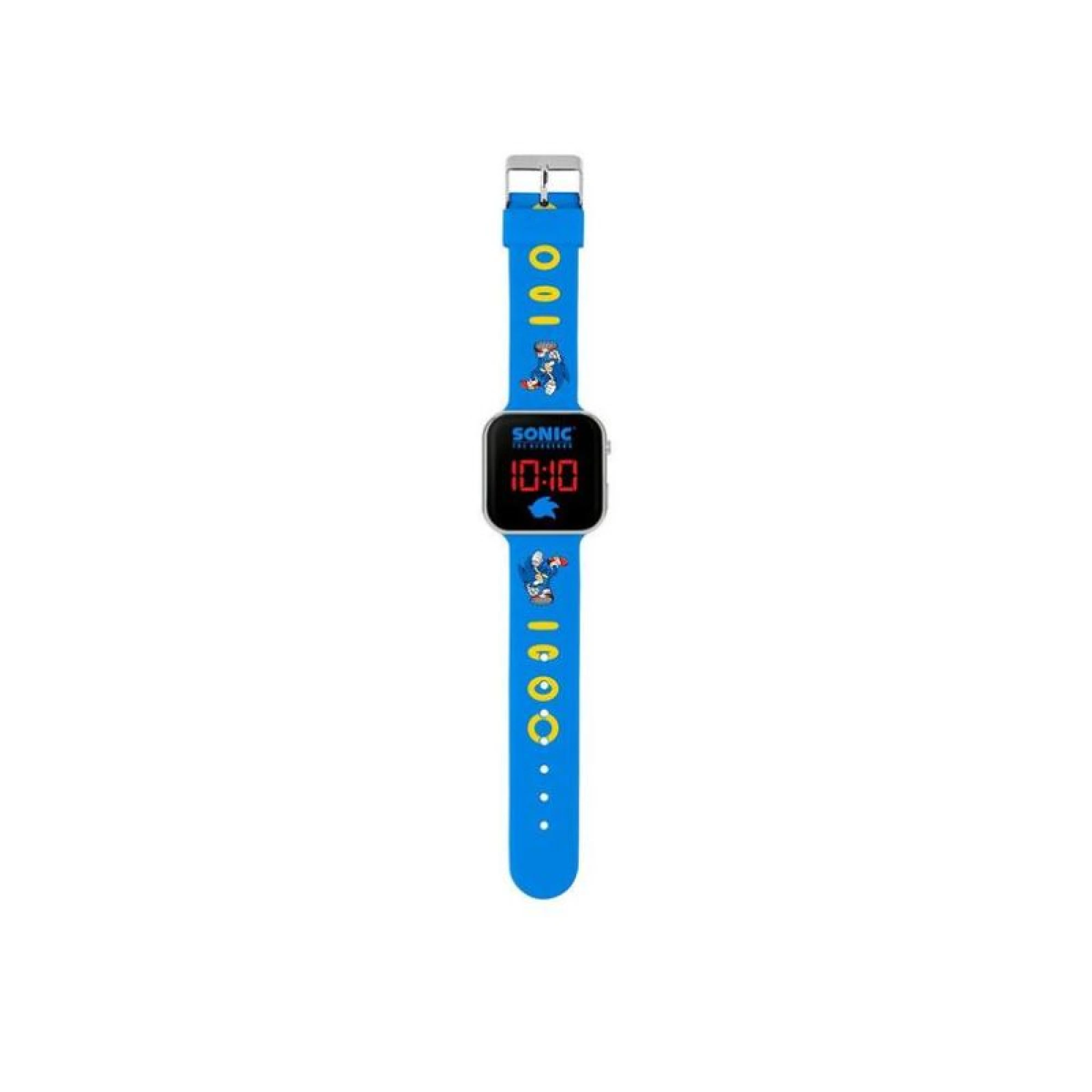 Sega Sonic The Hedgehog Blue Strap LED Watch