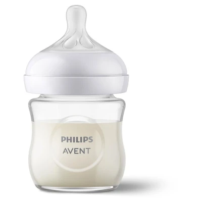 Philips AVENT Natural Response Glass Baby Bottle 120ml