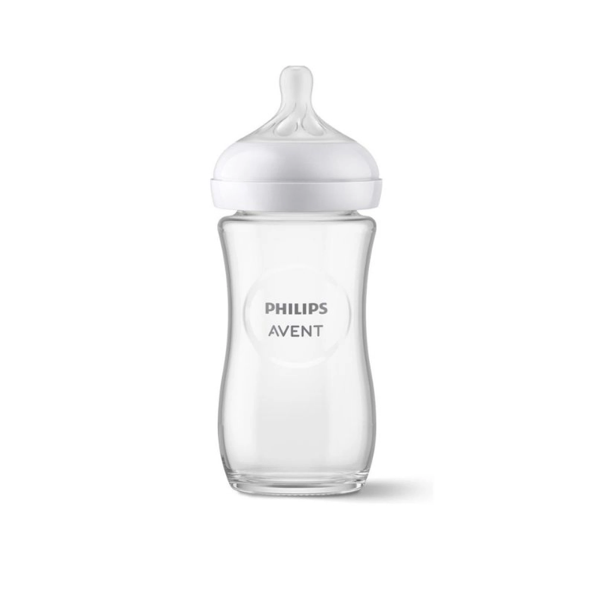 Philips AVENT Natural Response Glass Baby Bottle 240ml
