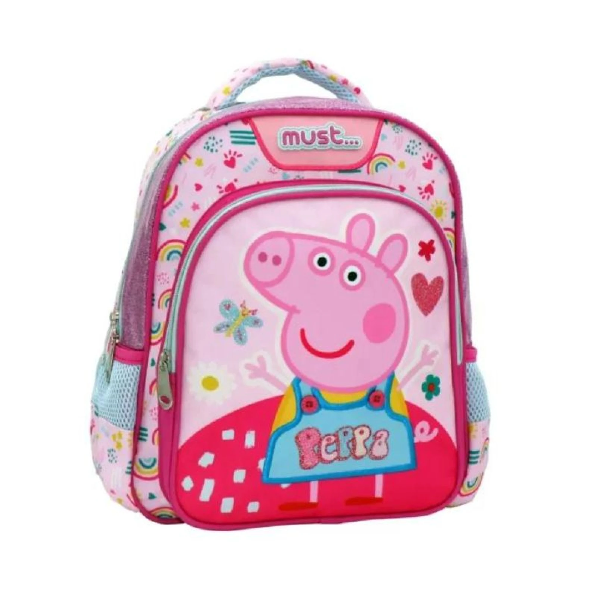 Kindergarten Backpack Peppa Pig Must 2 Cases with buttons
