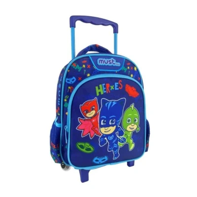 Kindergarten Trolley Backpack PJ Masks Heroes Must 2 Cases
