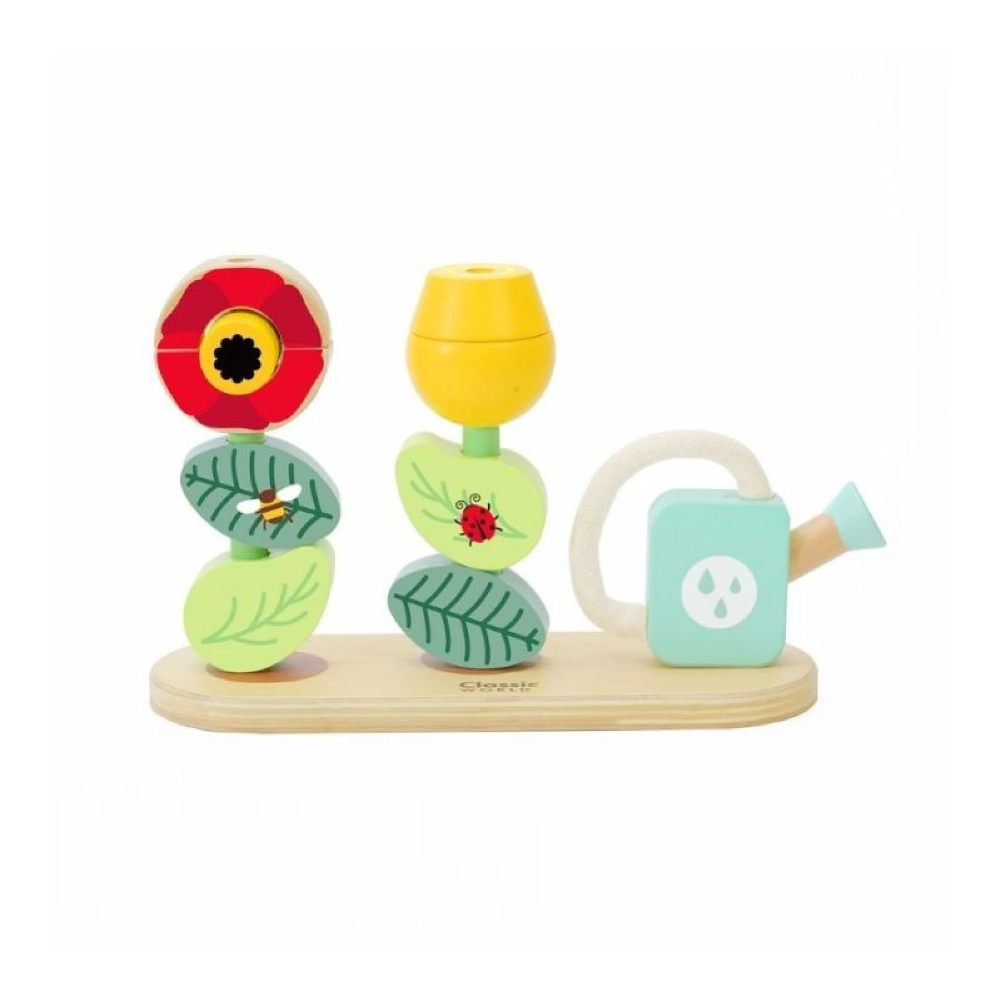 Classic World Toys Stacking Rings Flower Garden