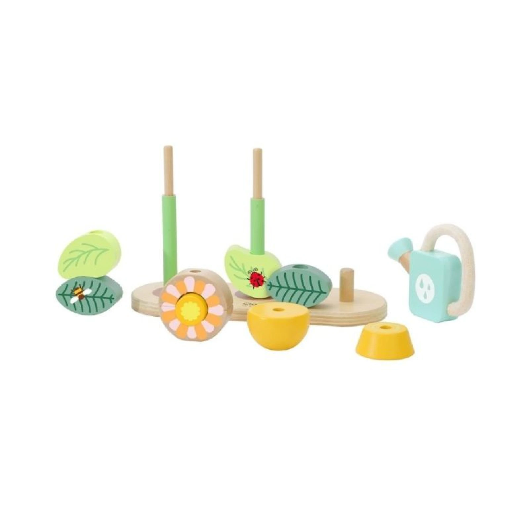 Classic World Toys Stacking Rings Flower Garden