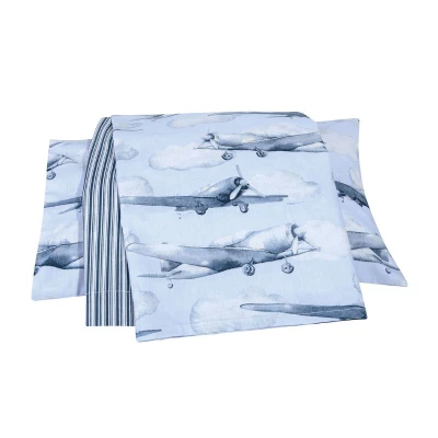 Greenwich Polo Club Bed Baby Sheets Sets - Plane