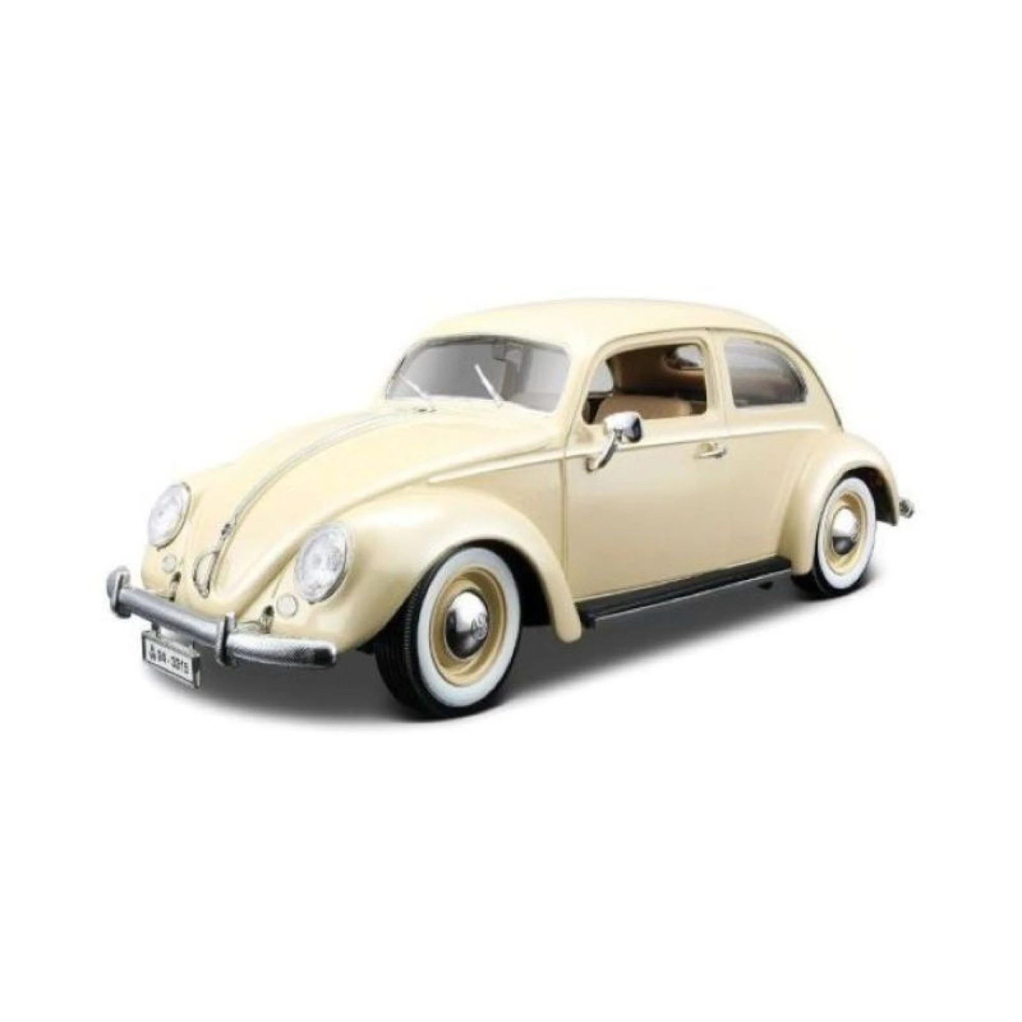 Bburago Volkswagen Kafer Beetle 1955 White 1:18