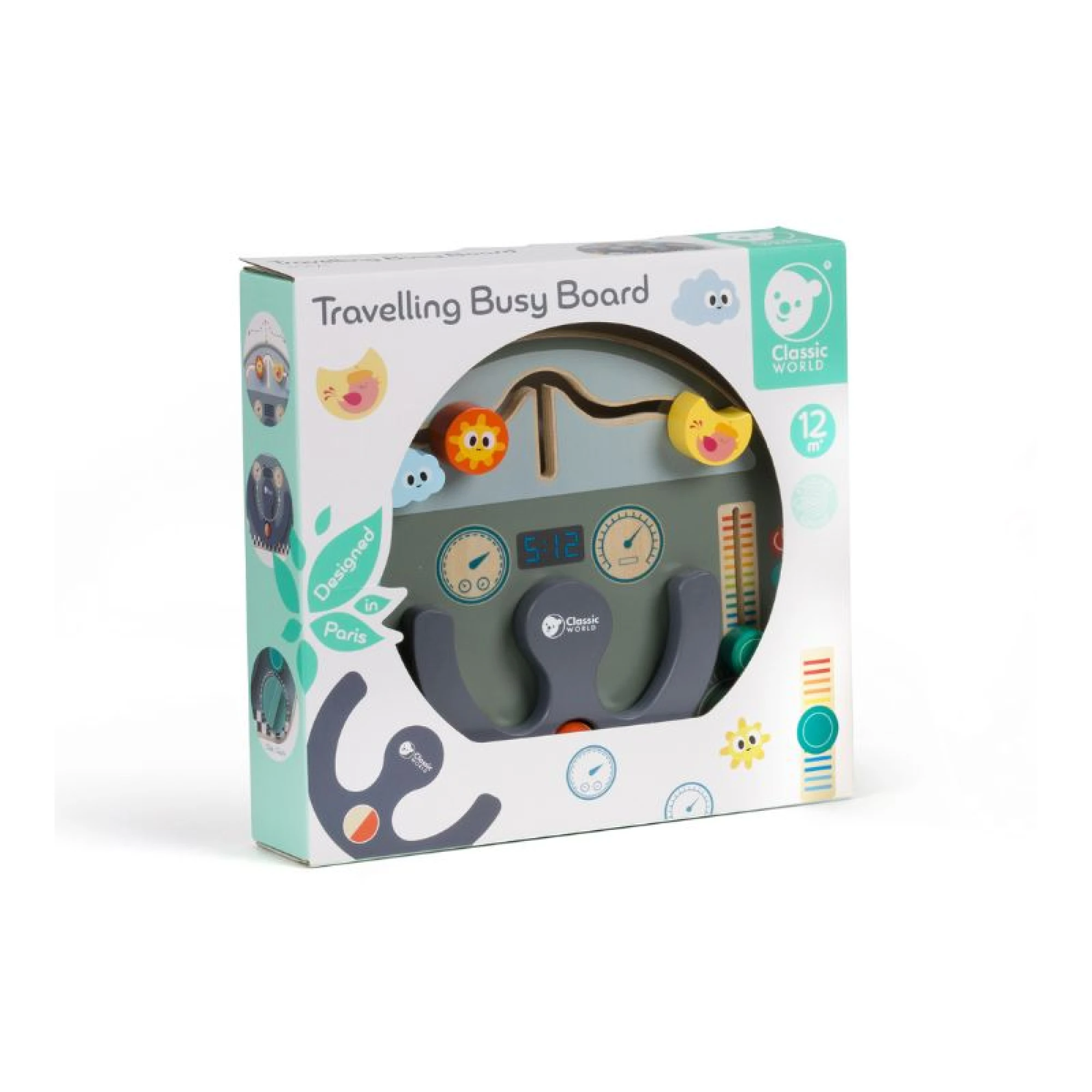 Classic World Toys Travelling Busy Board