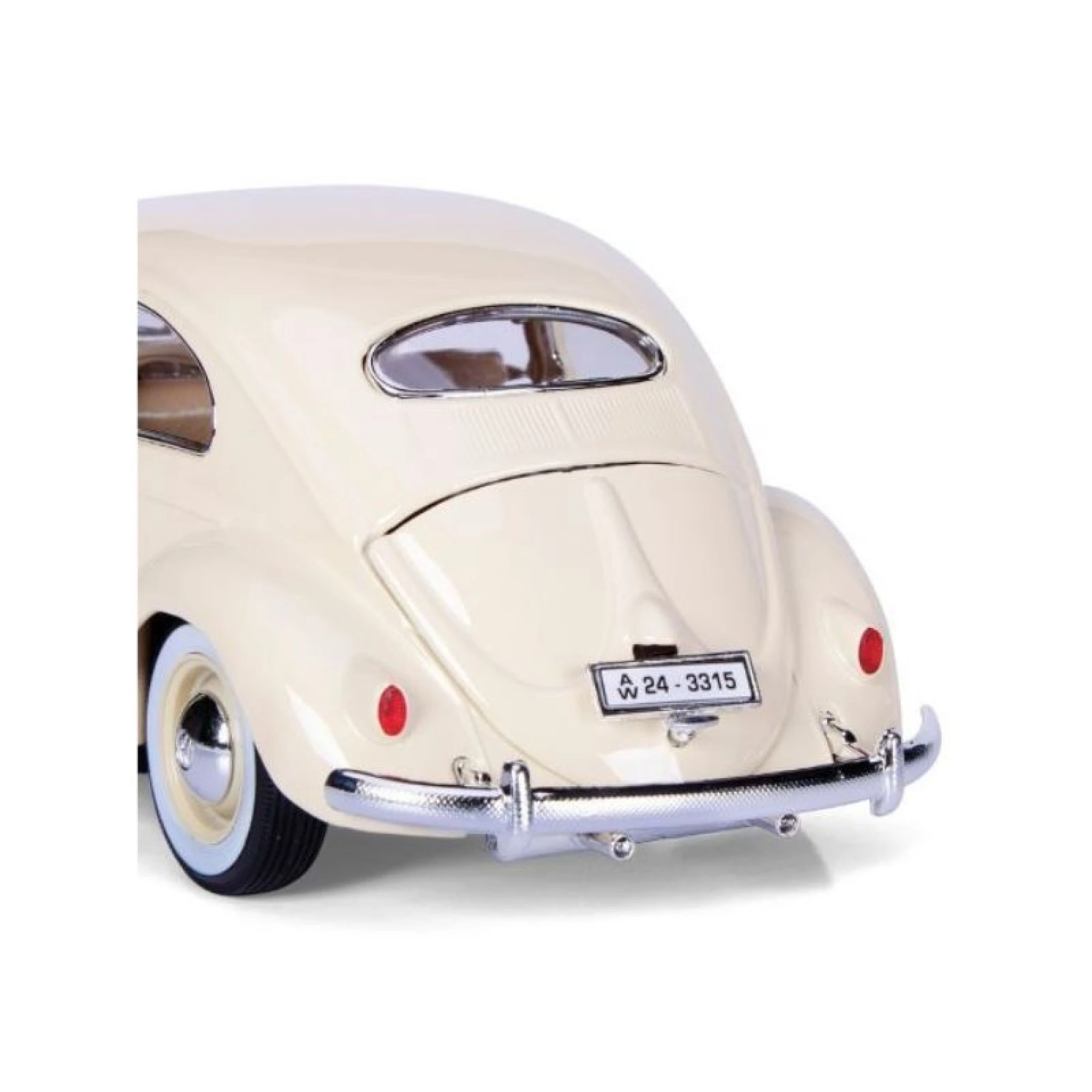 Bburago Volkswagen Kafer Beetle 1955 White 1:18