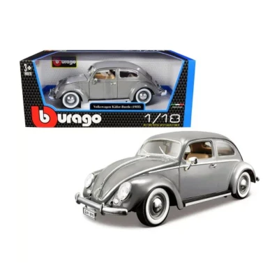 Bburago Volkswagen Kafer-Beetle (1955) , Grey 1:18