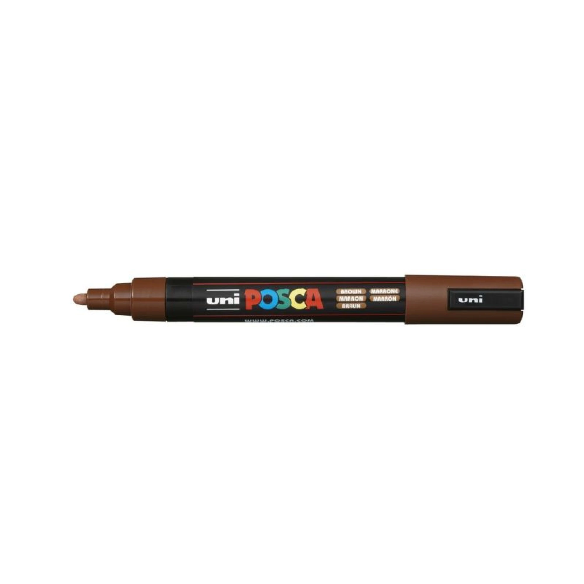 Uniball Posca 5M 1.8-2.5 mm Bullet Shaped Marker Pen - Brown