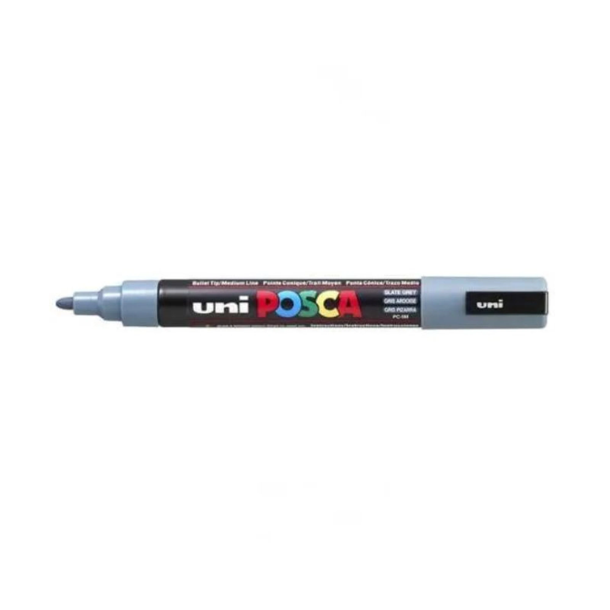 Uniball Posca 5M 1.8-2.5 mm Bullet Shaped Marker Pen - Grey