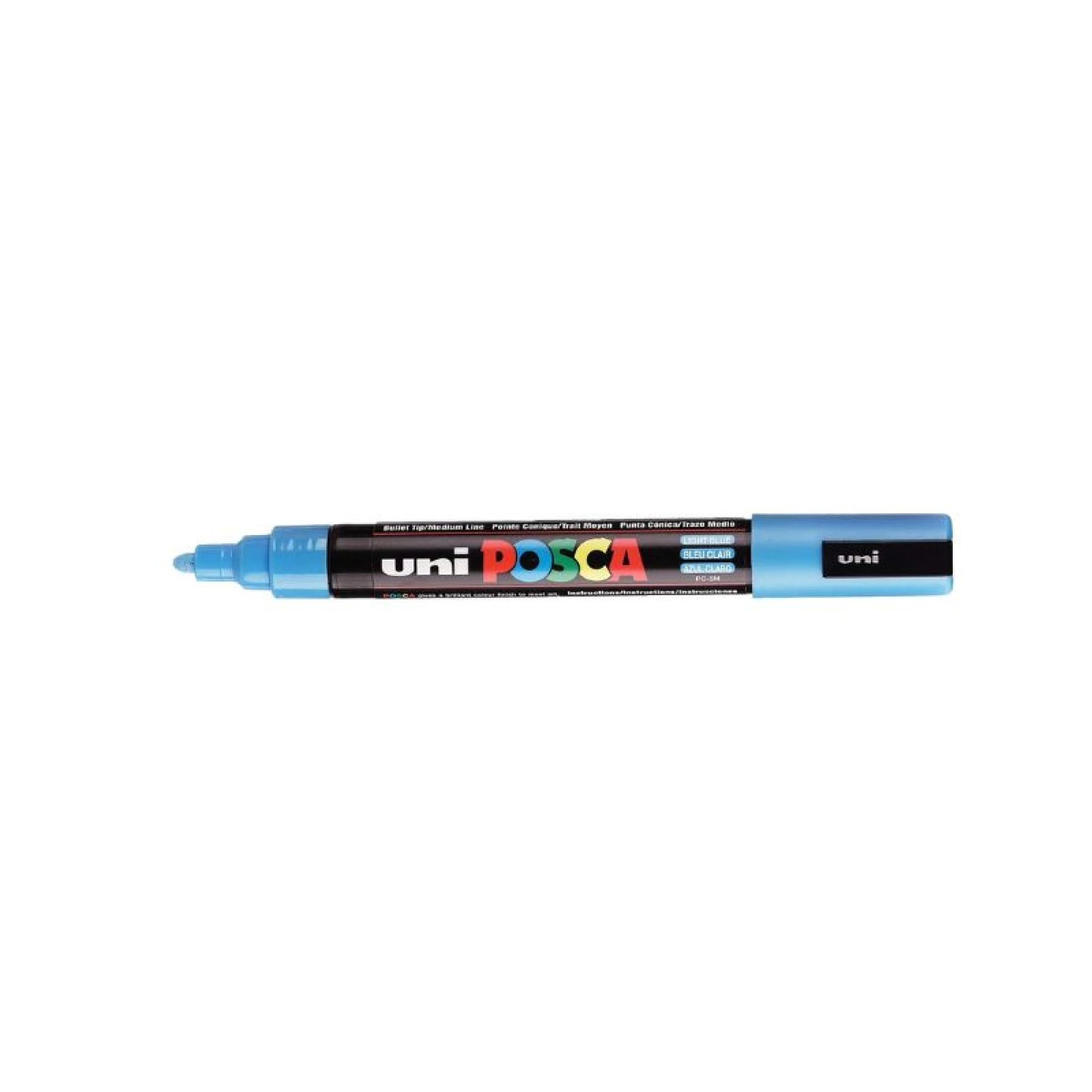 Uniball Posca 5M 1.8-2.5 mm Bullet Shaped Marker Pen - Light Blue