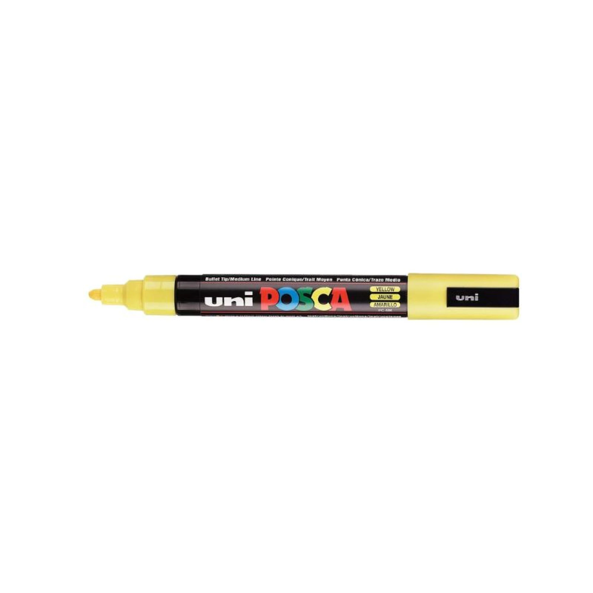 Uniball Posca 5M 1.8-2.5 mm Bullet Shaped Marker Pen - Yellow