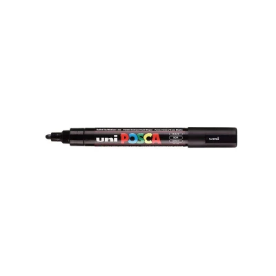 Uniball Posca 5M 1.8-2.5 mm Bullet Shaped Marker Pen - Black