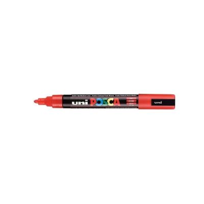 Uniball Posca 5M 1.8-2.5 mm Bullet Shaped Marker Pen - Red