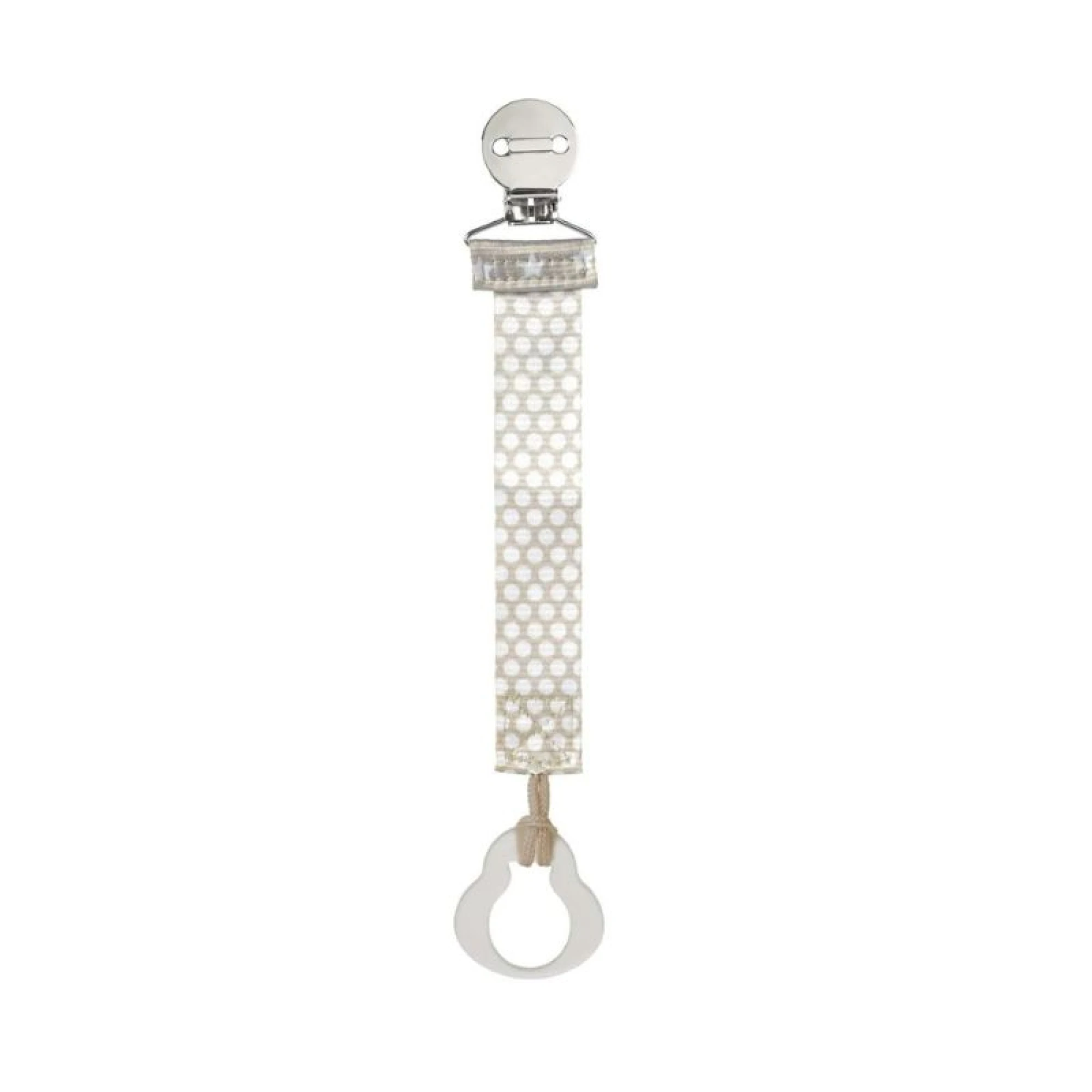 Fashion Pacifier Clip BEIGE
