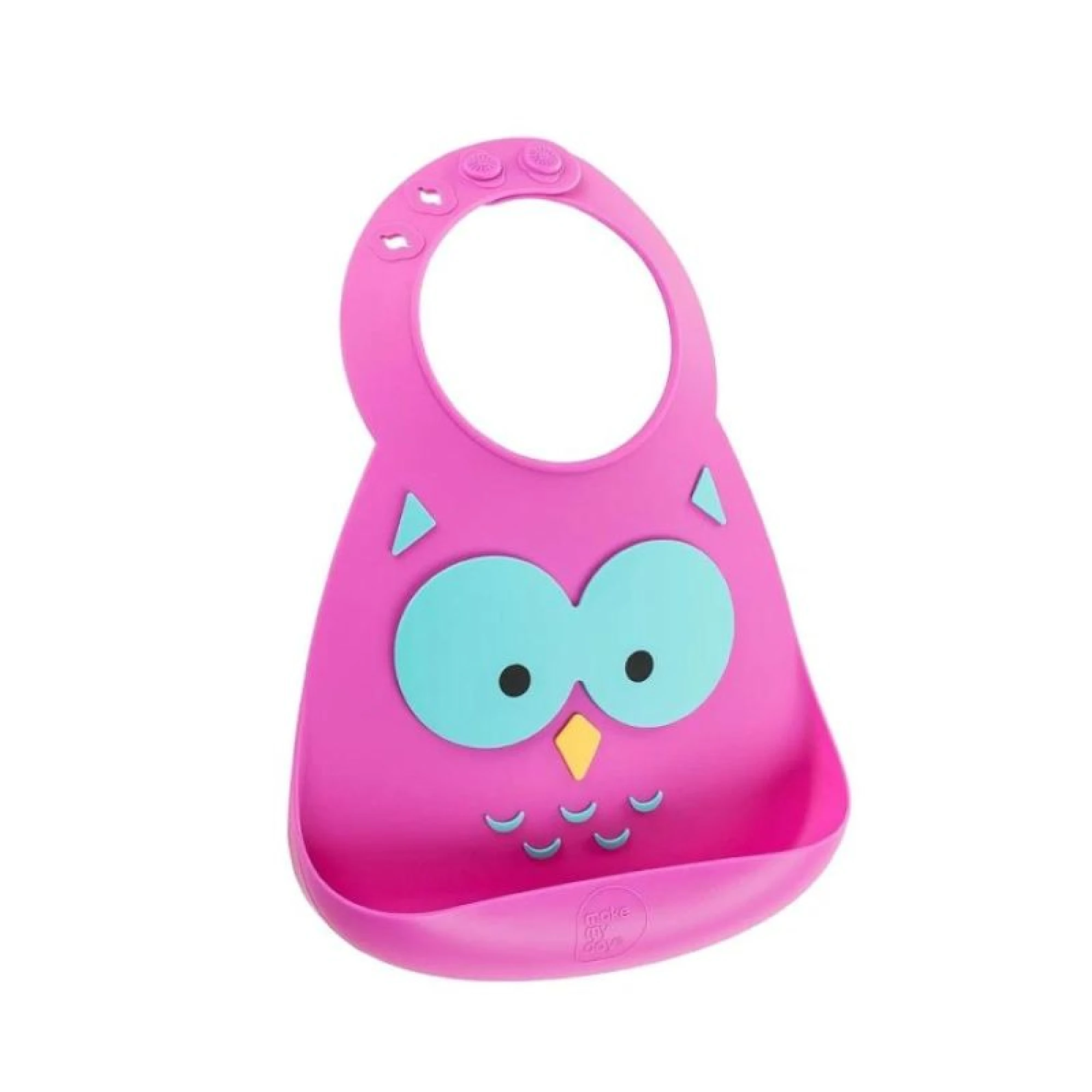 Abby&amp;Finn Owl Silicone Bib