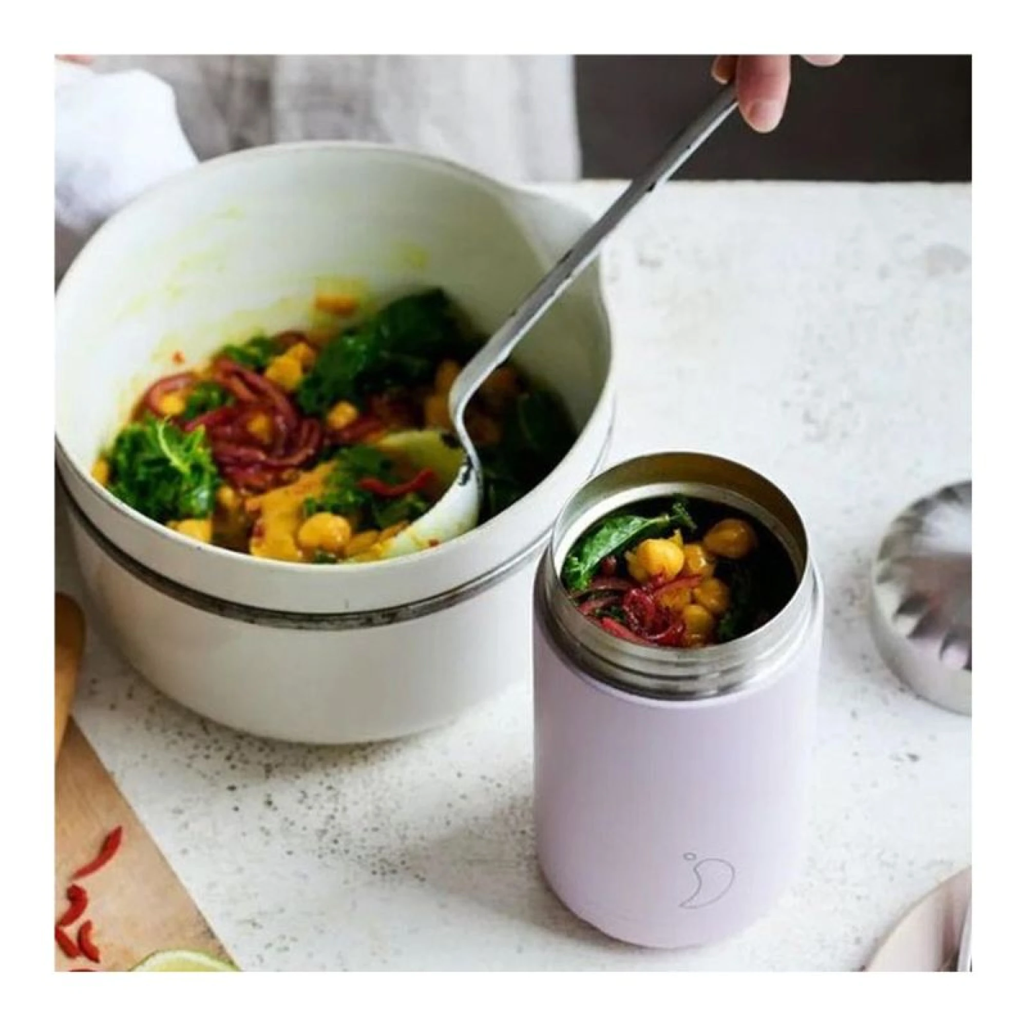 Chilly's Food Pot Pot Purple 500ml