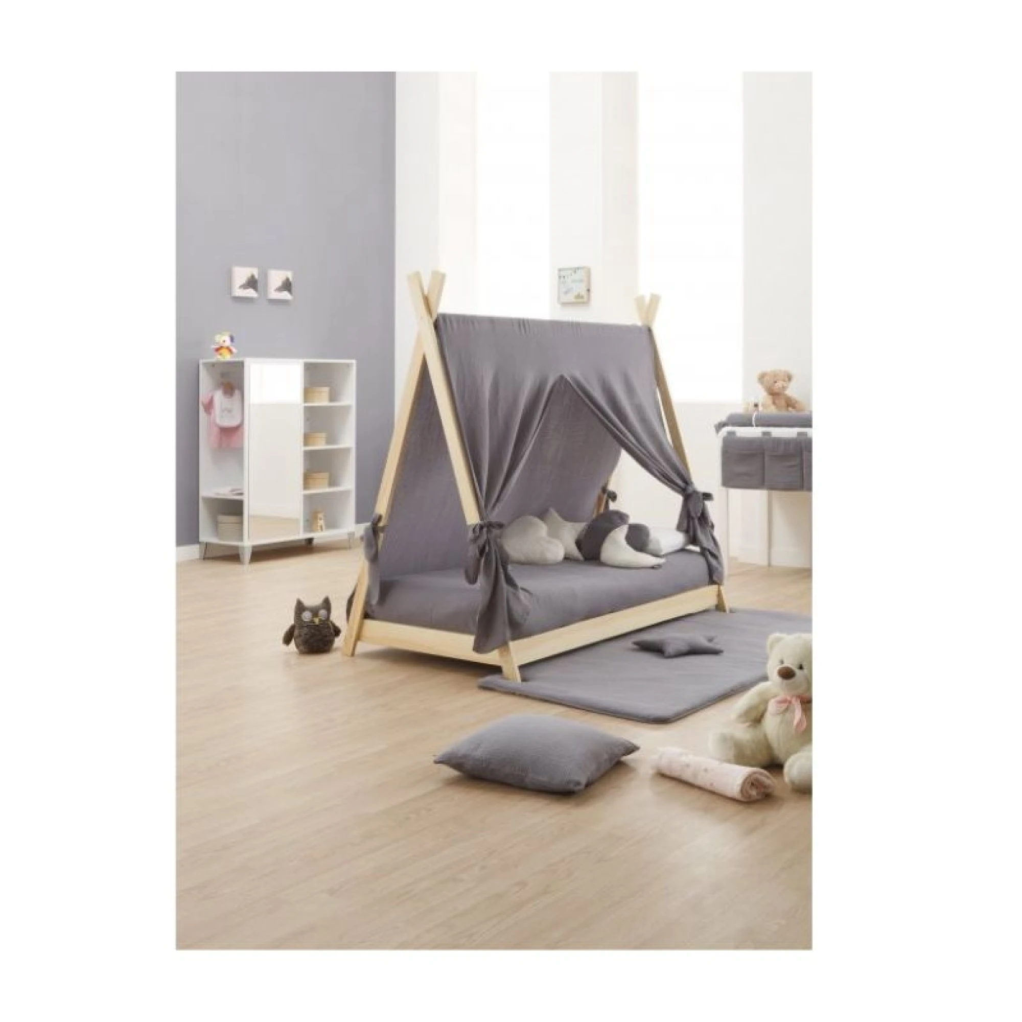 Italbaby tent-shaped bed Adventure natural - Complete set