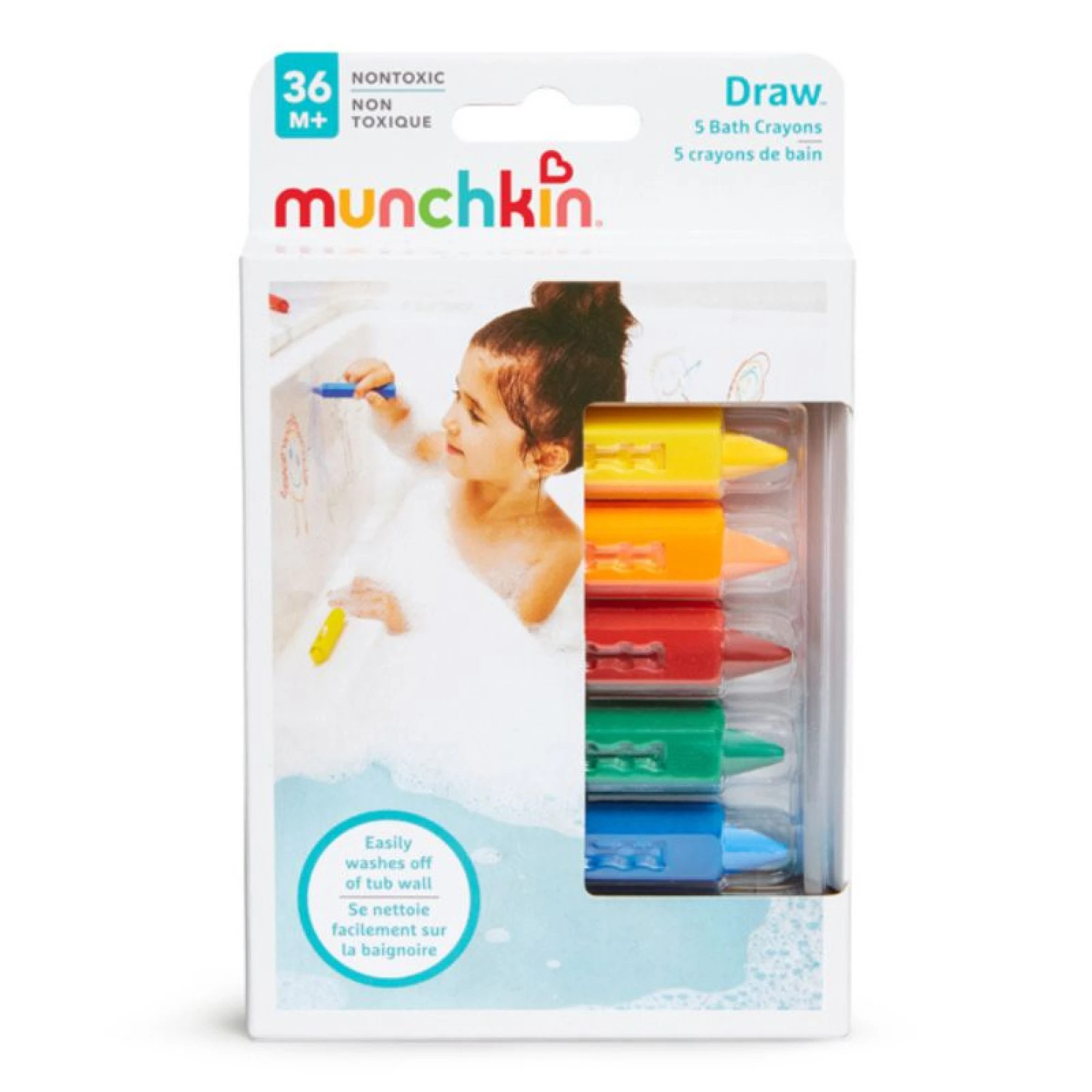 Munchkin Draw Bath Crayons 5 Pack