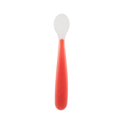 Chicco Silicone Spoon Soft RED 6M+