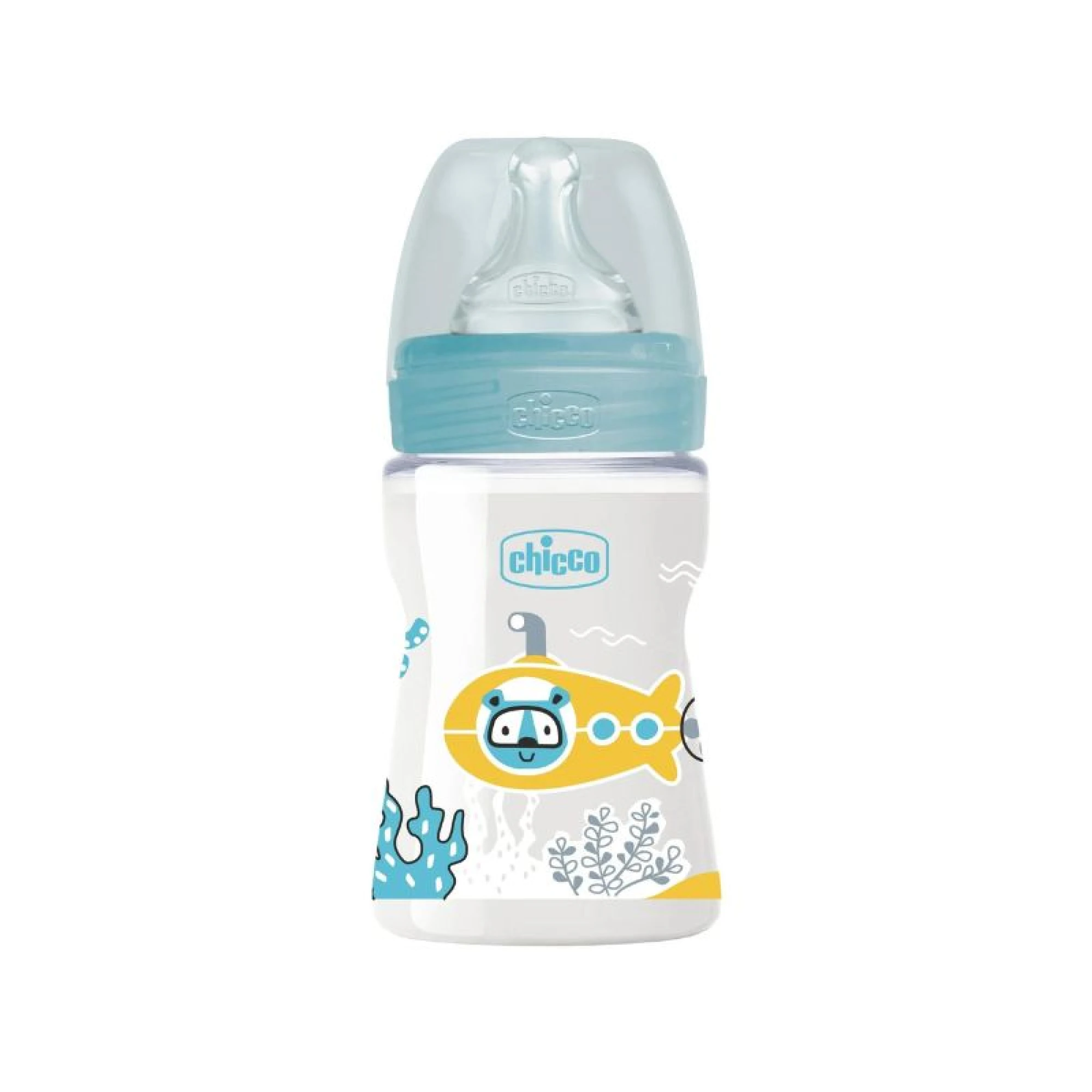 Chicco Well Being Plastic Baby Bottle SIEL 150ML 0M+