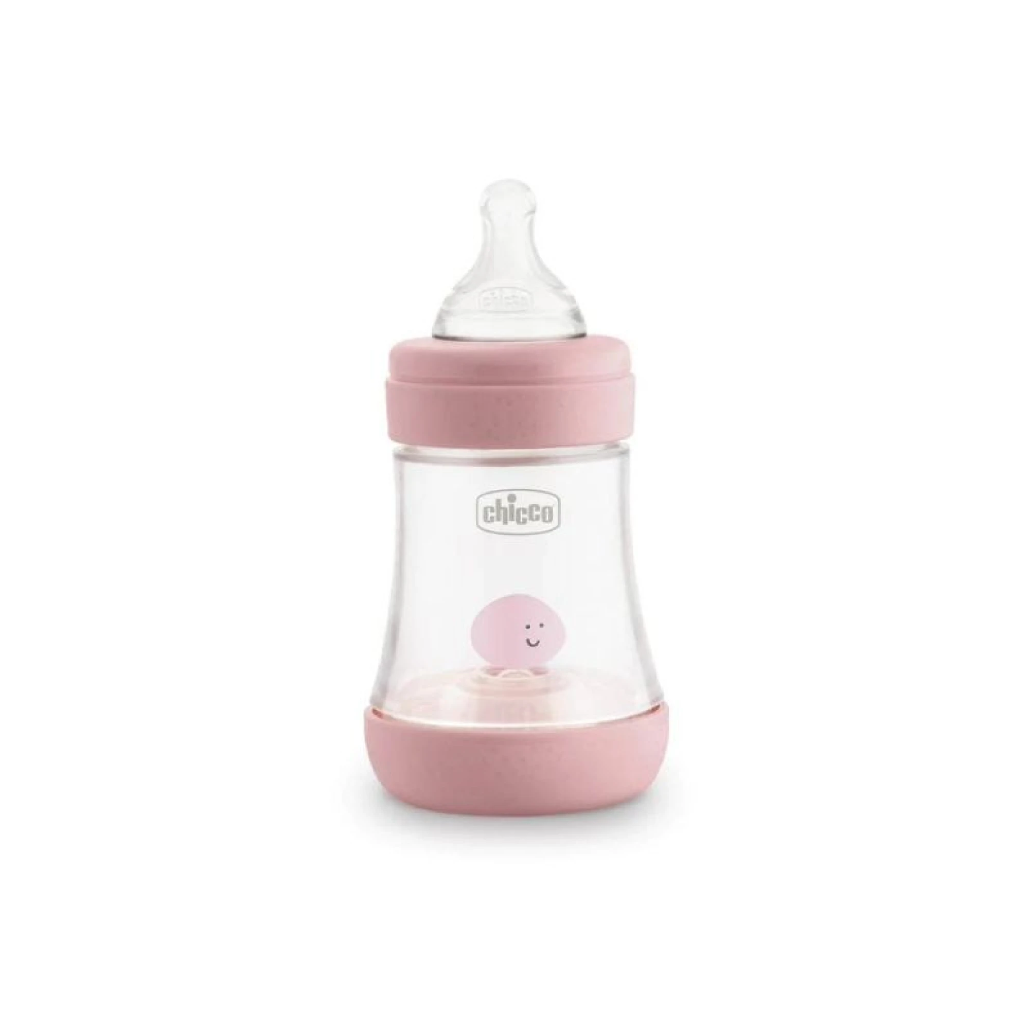 Chicco Baby bottle Plastic Perfect 5 PINK 150ML 0M+