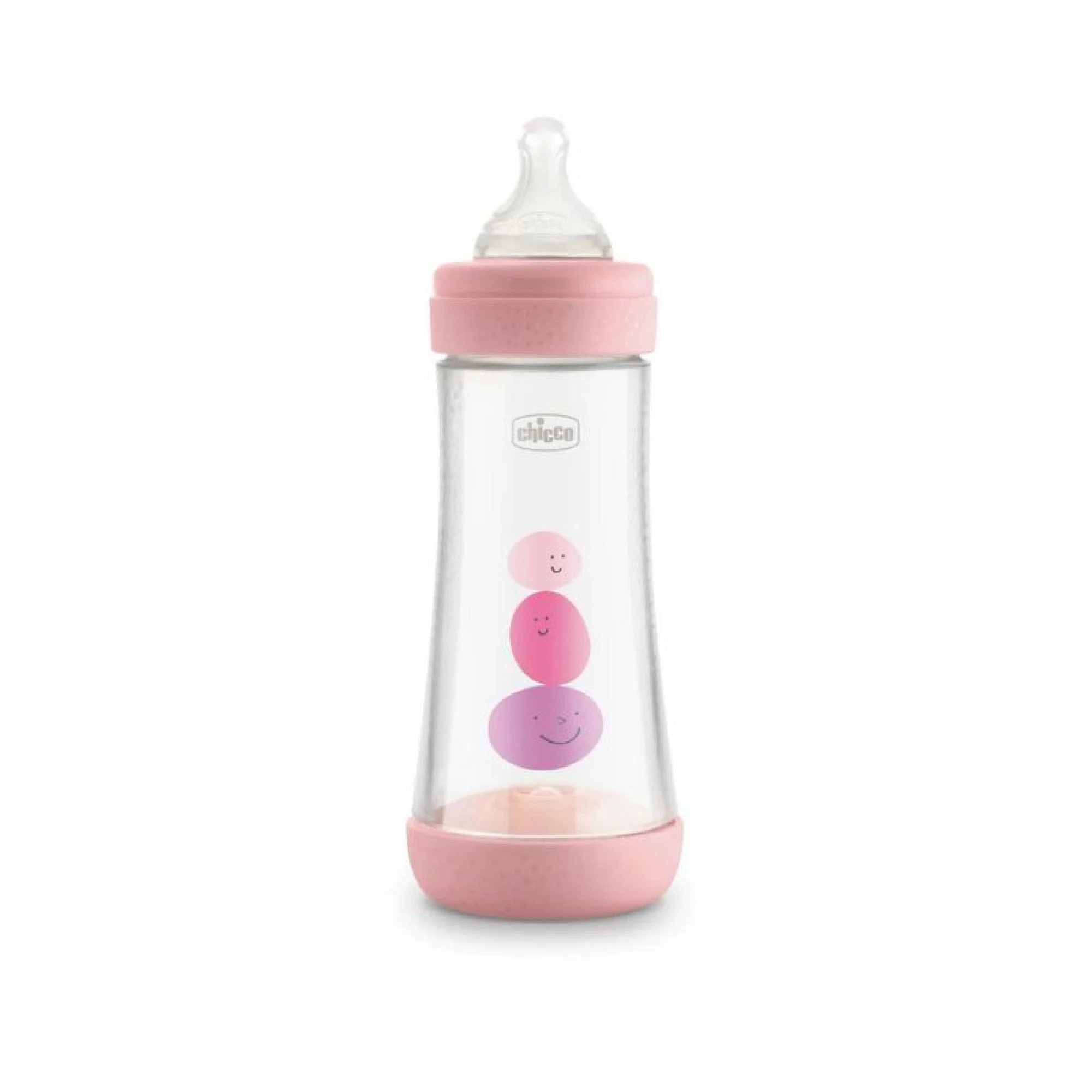 Chicco Plastic bottle Perfect 5 PINK 300ML 4M+