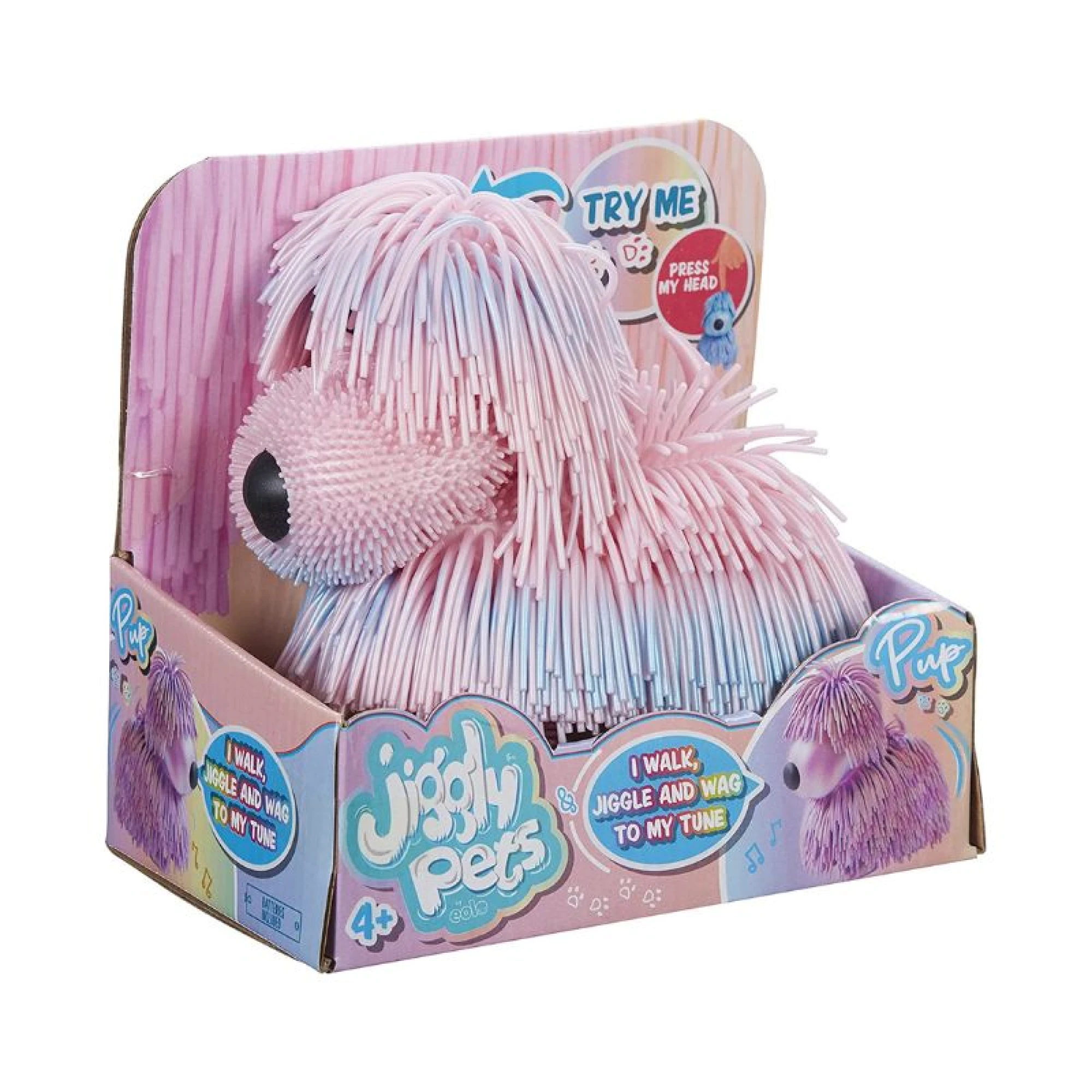 Jiggly Pets Pup - Pearlescent Pink