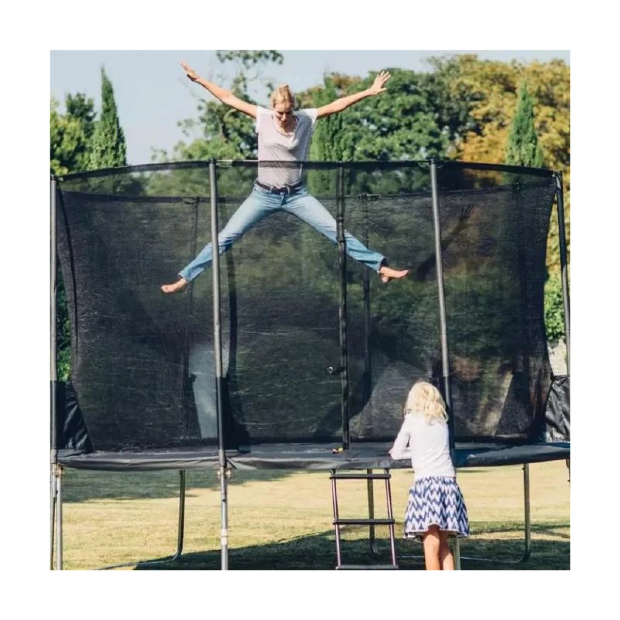 Plum 12ft Space Zone II SpringSafe Trampoline and Enclosure