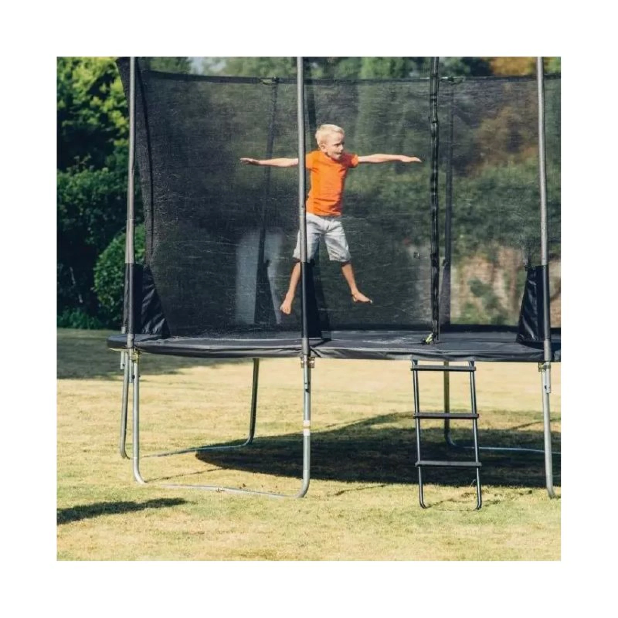 Plum 10FT Space Zone Spring safe Trampoline and Enclosure