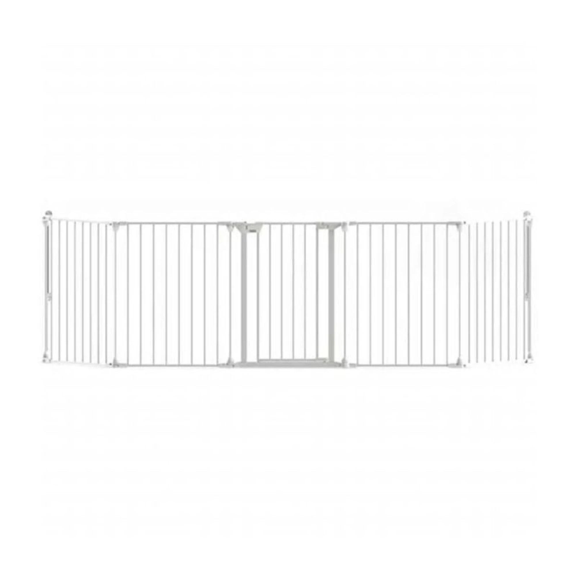 Noma 5-Panel Safety Gate Modular Metal White