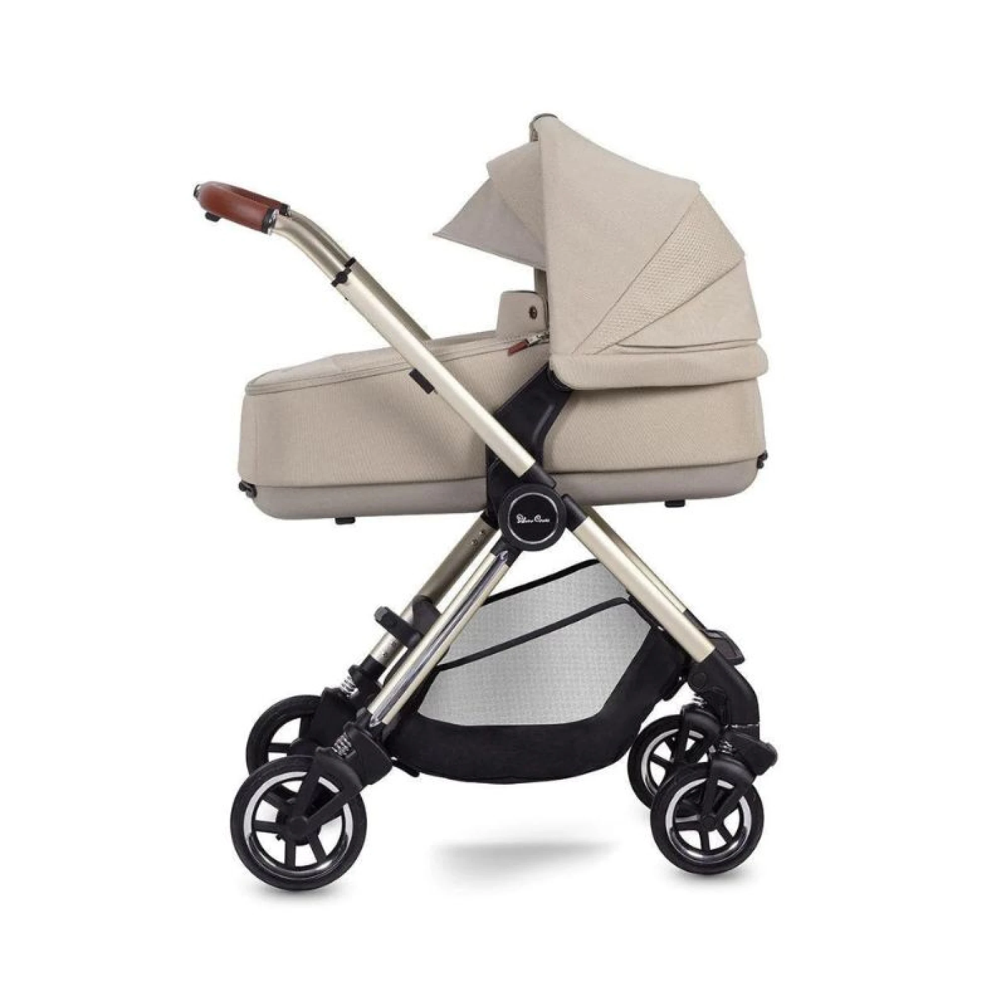 Silver Cross Dune Compact Folding Carrycot - Stone