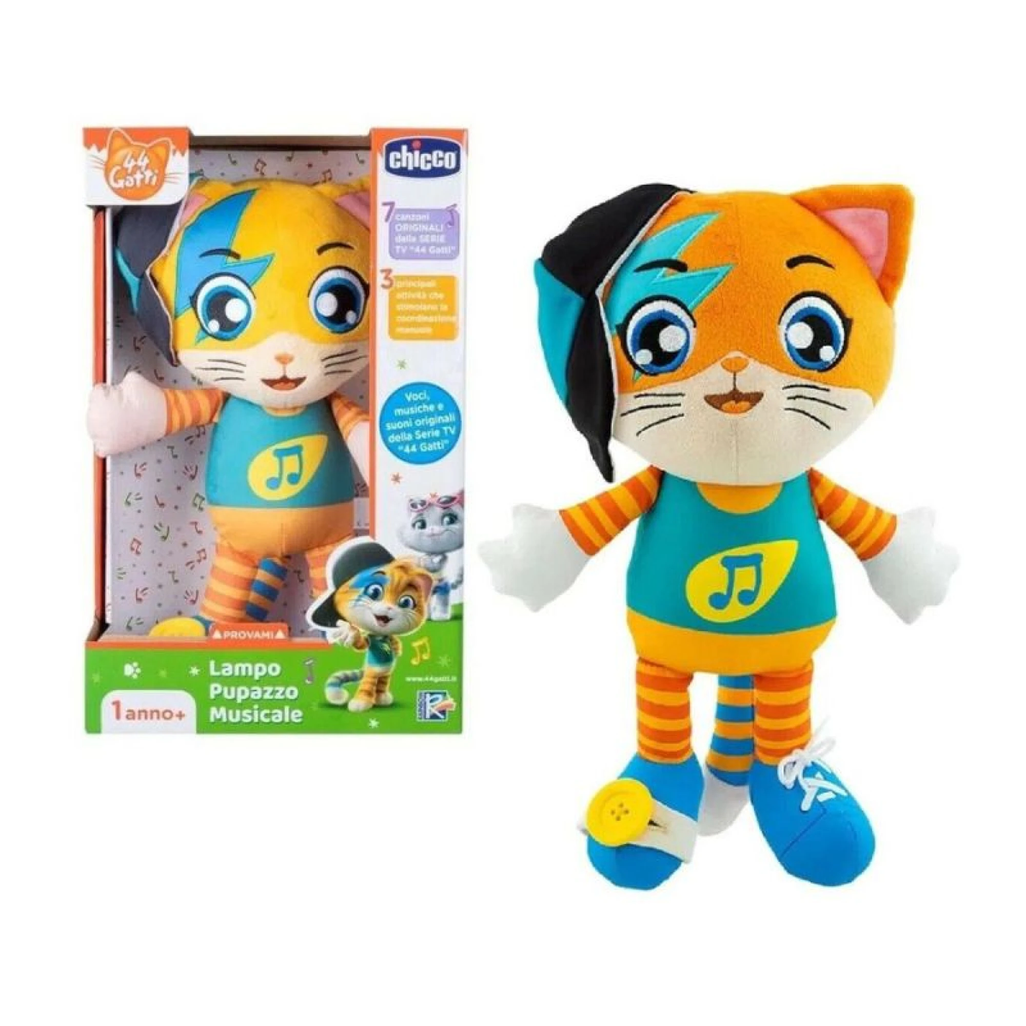 Plush Lampo Musical Plush Chicco