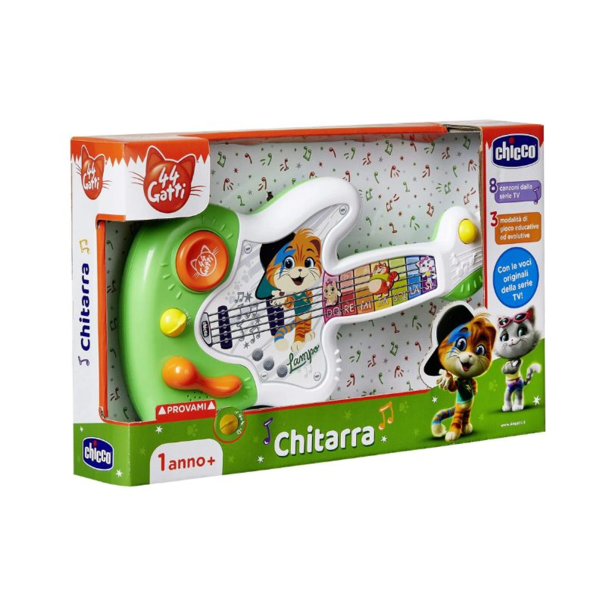Chicco Guitar Game 44 Cats Musical Instrument