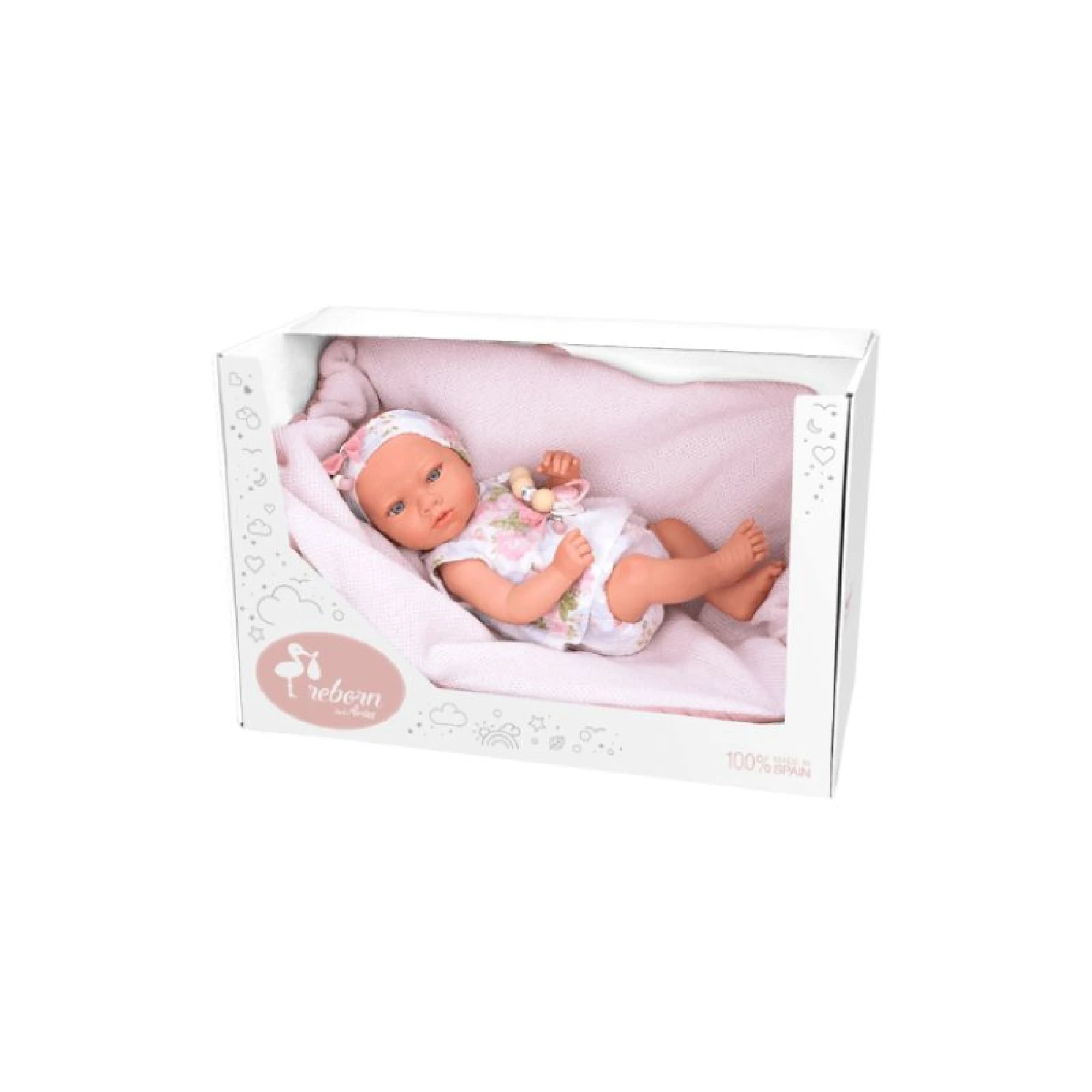 Arias Reborn Doll Inna with Blanket 38cm