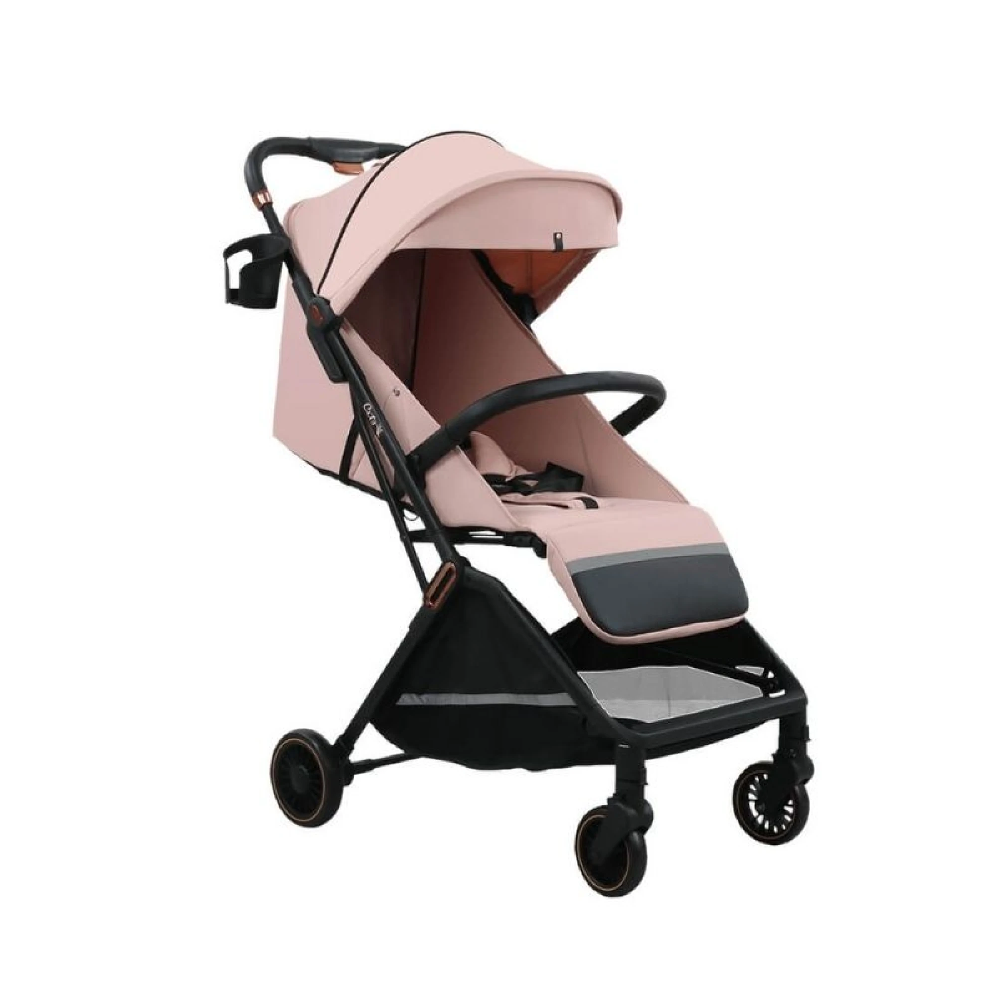Bebestars Baby Stroller City Automatic Powder Pink