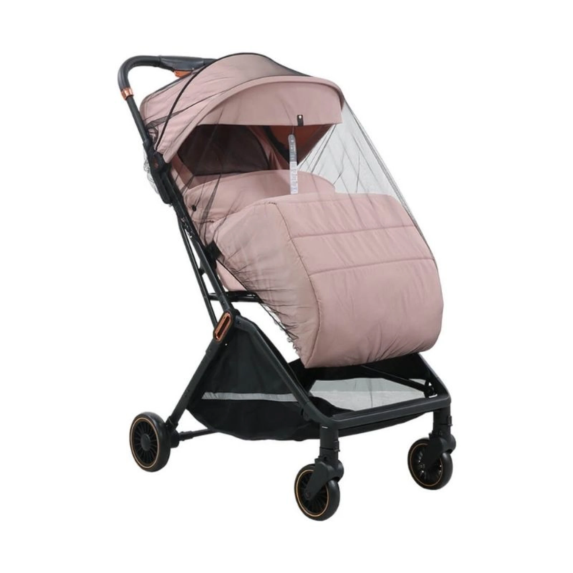 Bebestars Baby Stroller City Automatic Powder Pink