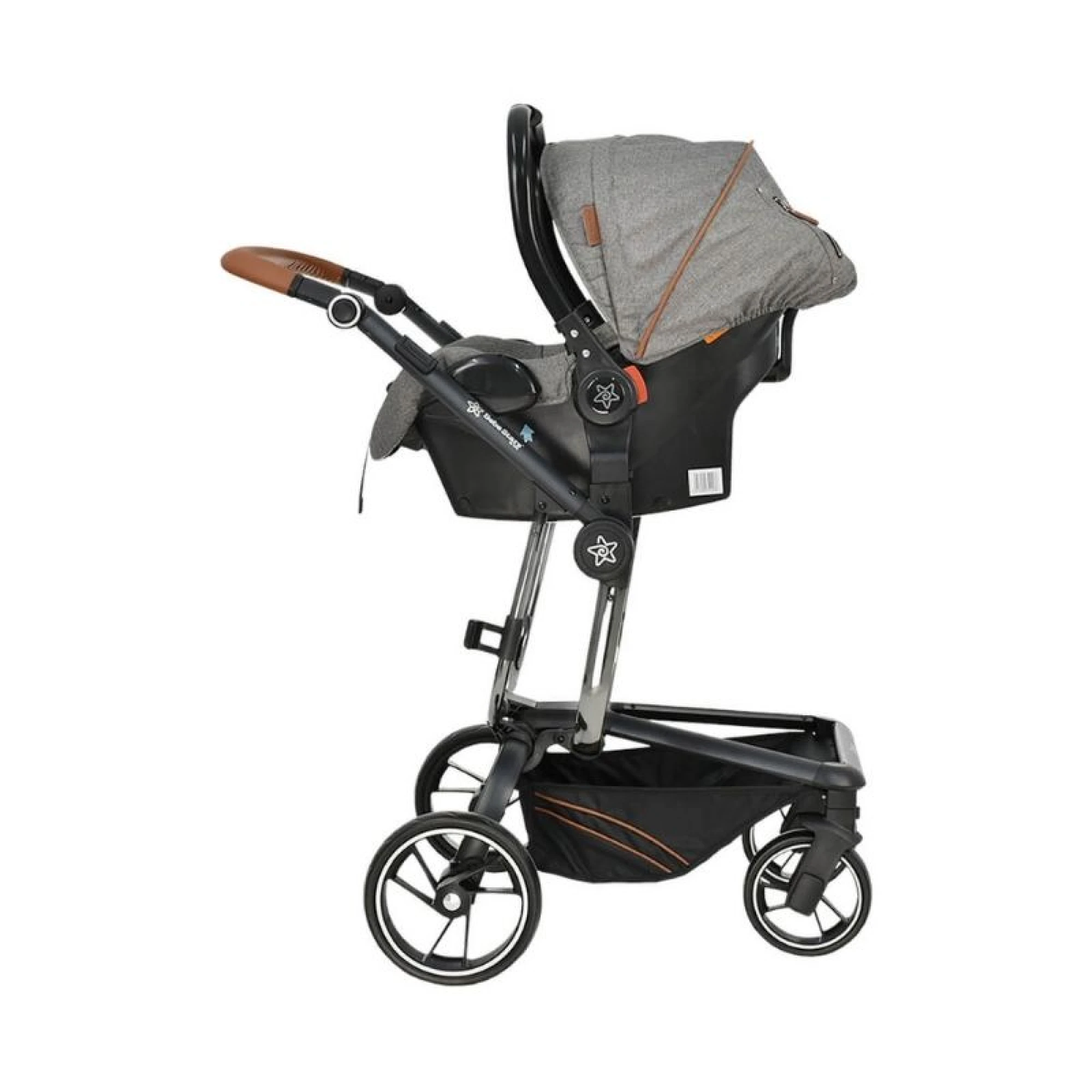 Bebestars Modular System Torro 3in1 Grey